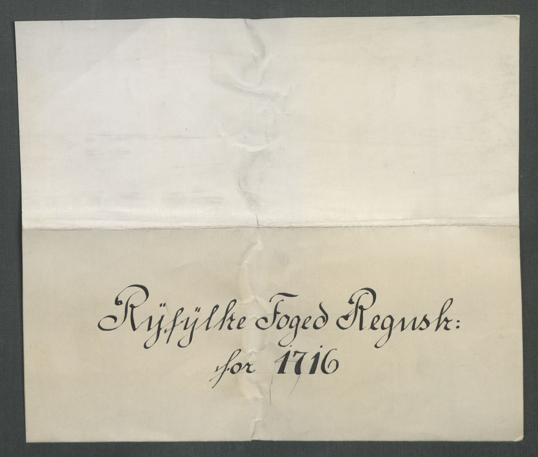 Rentekammeret inntil 1814, Reviderte regnskaper, Fogderegnskap, AV/RA-EA-4092/R47/L2869: Fogderegnskap Ryfylke, 1716, s. 3