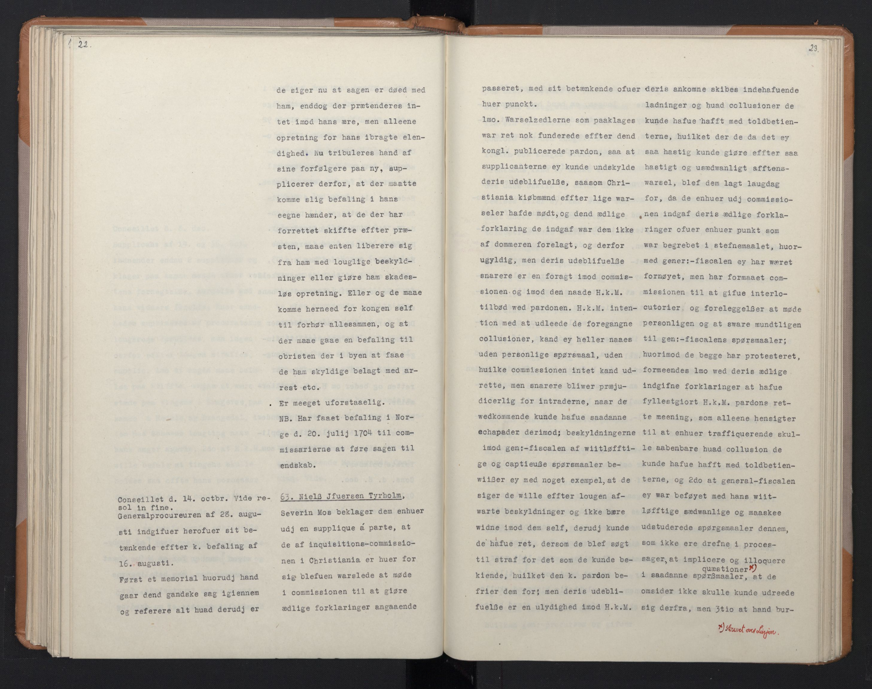 Avskriftsamlingen, RA/EA-4022/F/Fa/L0074: Supplikker, 1706, s. 165