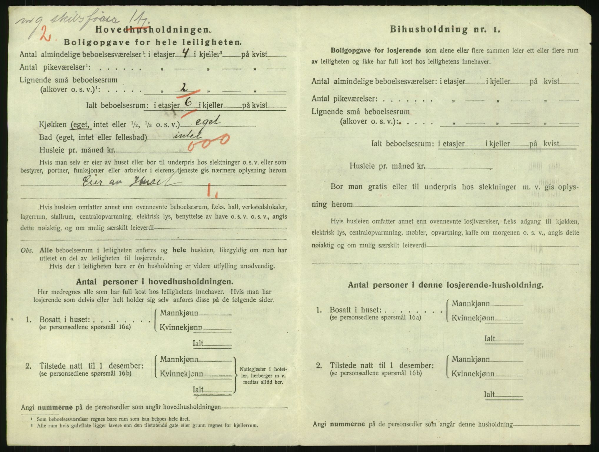 SAK, Folketelling 1920 for 0904 Grimstad kjøpstad, 1920, s. 2072