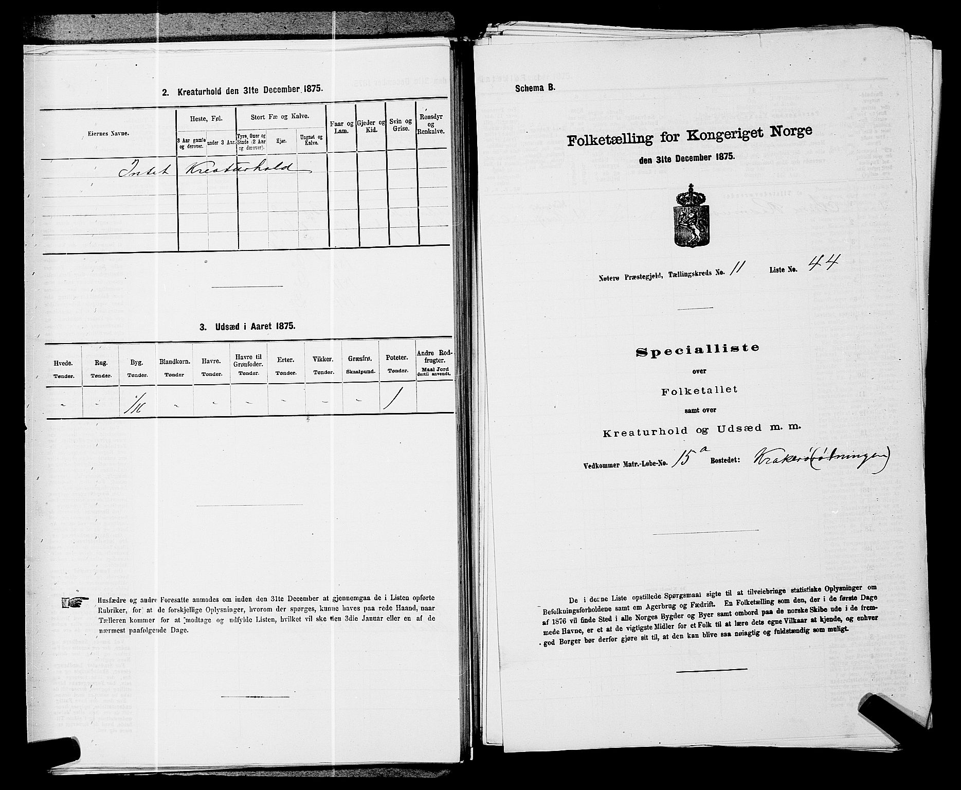 SAKO, Folketelling 1875 for 0722P Nøtterøy prestegjeld, 1875, s. 2266