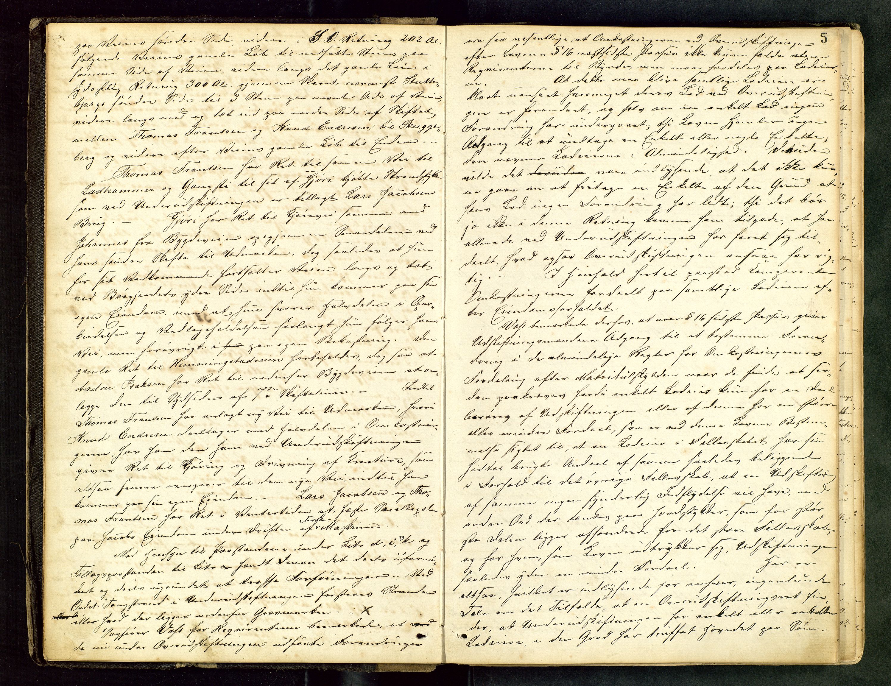 Rogaland jordskifterett, AV/SAST-A-102426/Oa/L0033: Forhandlingsprotokoll, 1870-1875, s. 5