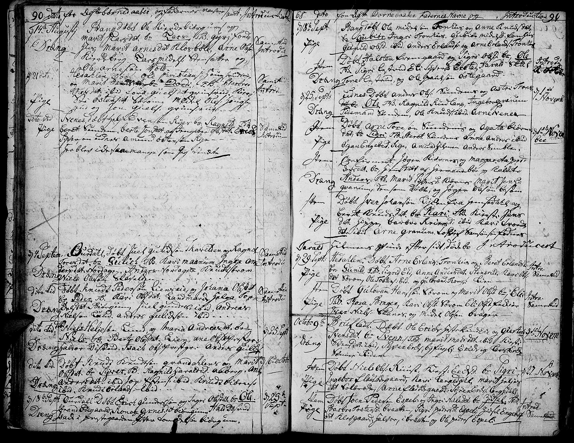 Aurdal prestekontor, AV/SAH-PREST-126/H/Ha/Haa/L0005: Ministerialbok nr. 5, 1763-1781, s. 90-91