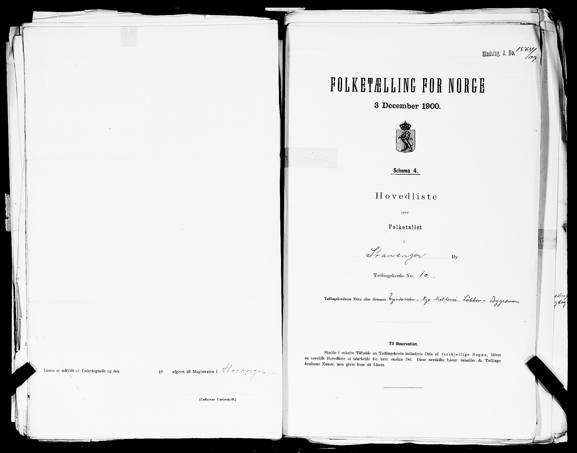 SAST, Folketelling 1900 for 1103 Stavanger kjøpstad, 1900, s. 142