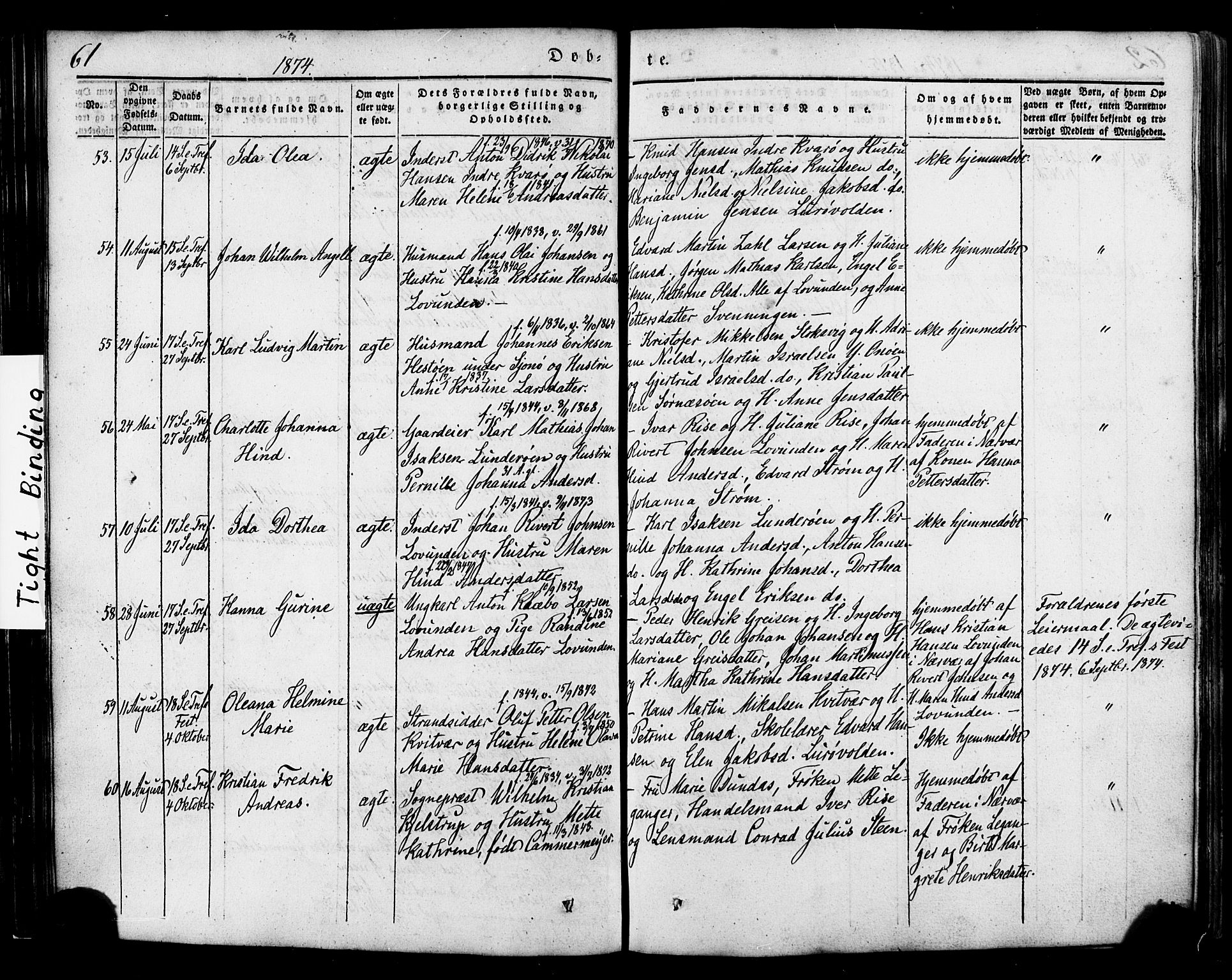 Ministerialprotokoller, klokkerbøker og fødselsregistre - Nordland, AV/SAT-A-1459/839/L0567: Ministerialbok nr. 839A04, 1863-1879, s. 61