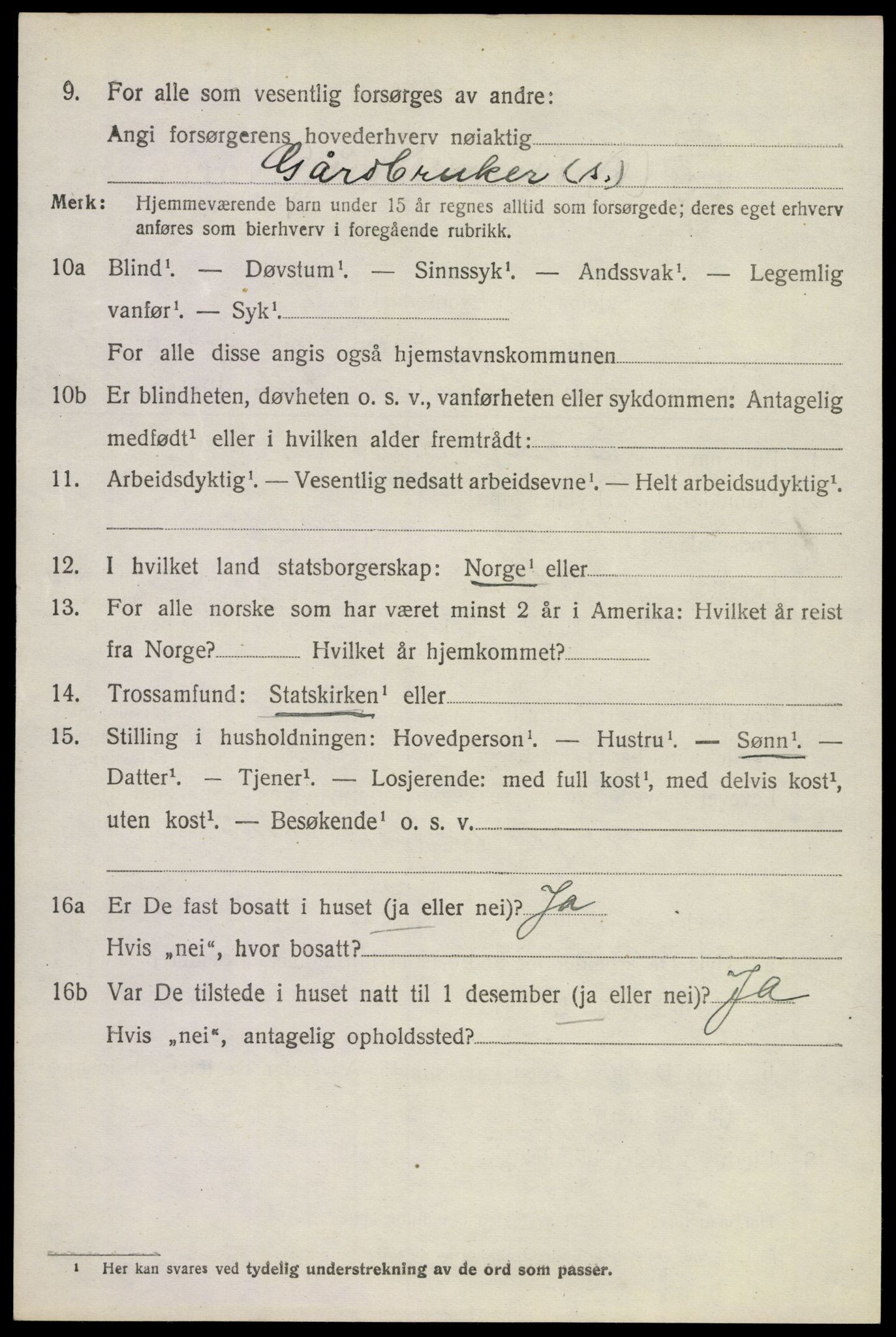 SAKO, Folketelling 1920 for 0719 Andebu herred, 1920, s. 6615