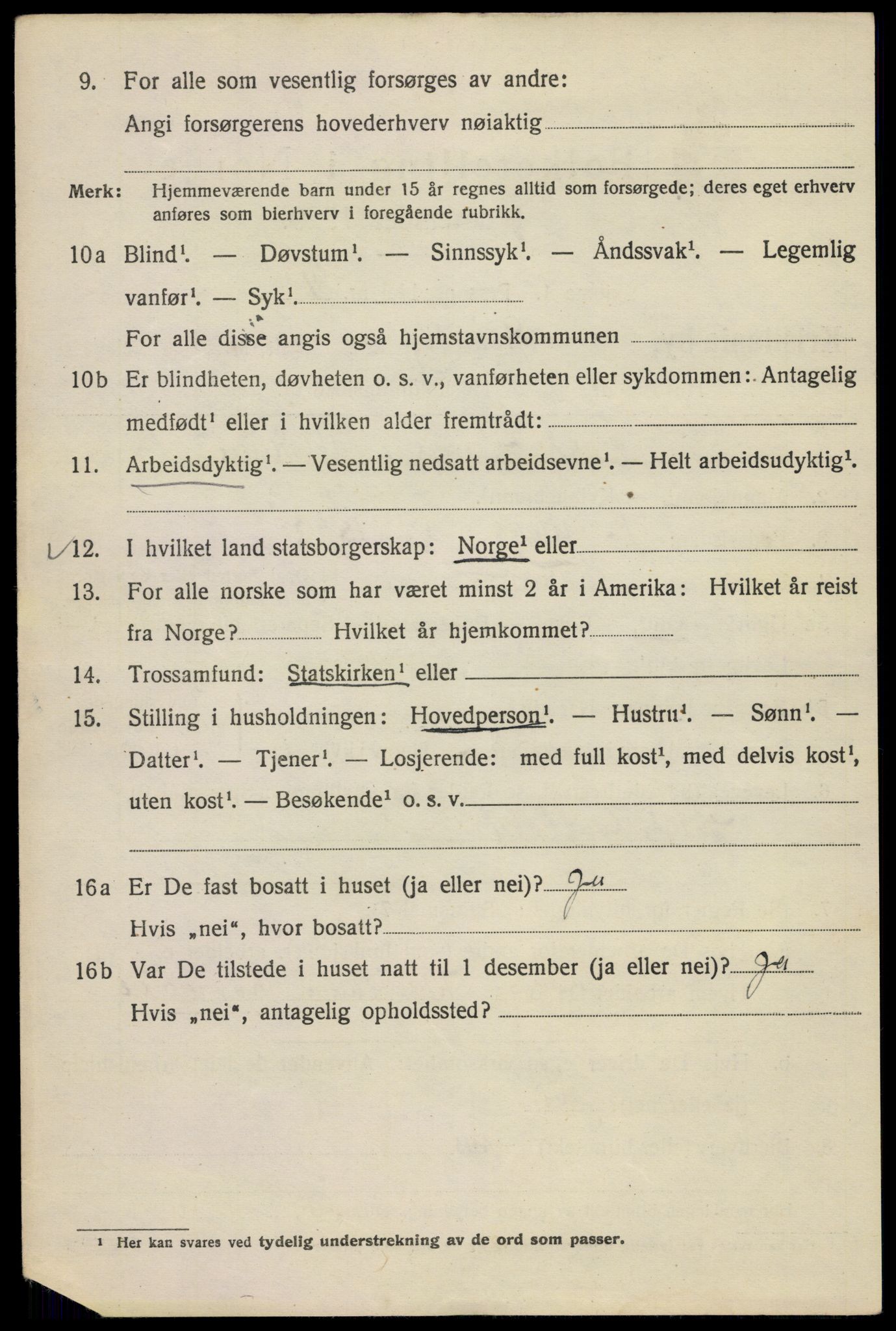 SAO, Folketelling 1920 for 0301 Kristiania kjøpstad, 1920, s. 491018