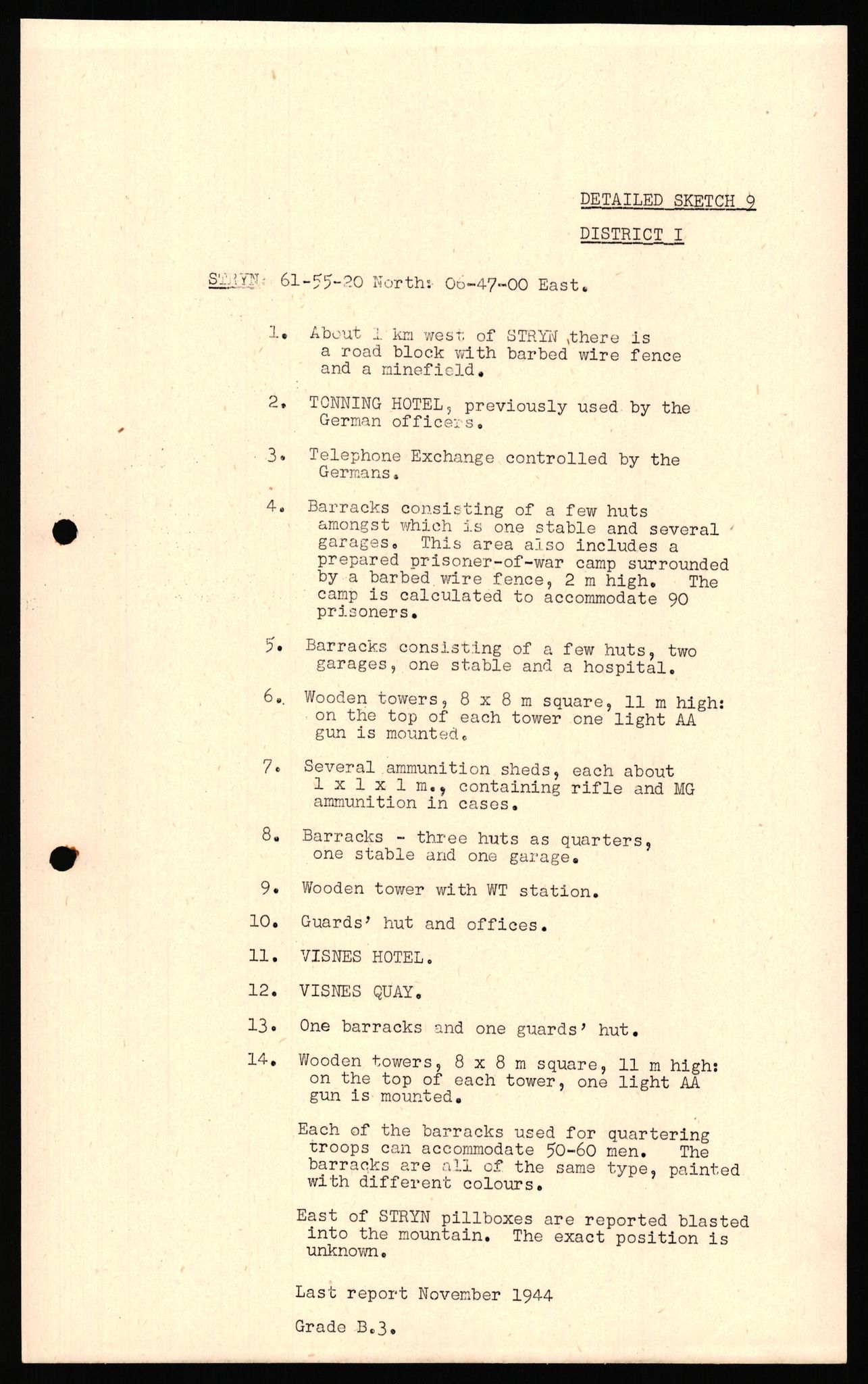 Forsvaret, Forsvarets overkommando II, AV/RA-RAFA-3915/D/Dd/L0017: Sogn og Fjordane / Hordaland, 1943-1945, s. 61
