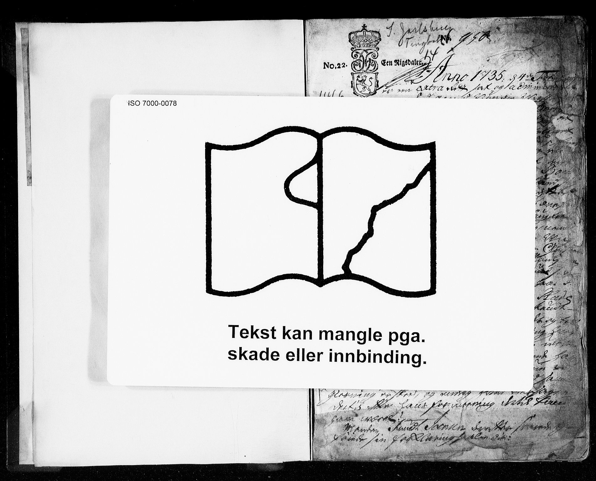 Søndre Jarlsberg sorenskriveri, SAKO/A-129/F/Fa/L0014: Tingbok, 1735-1737, s. 1