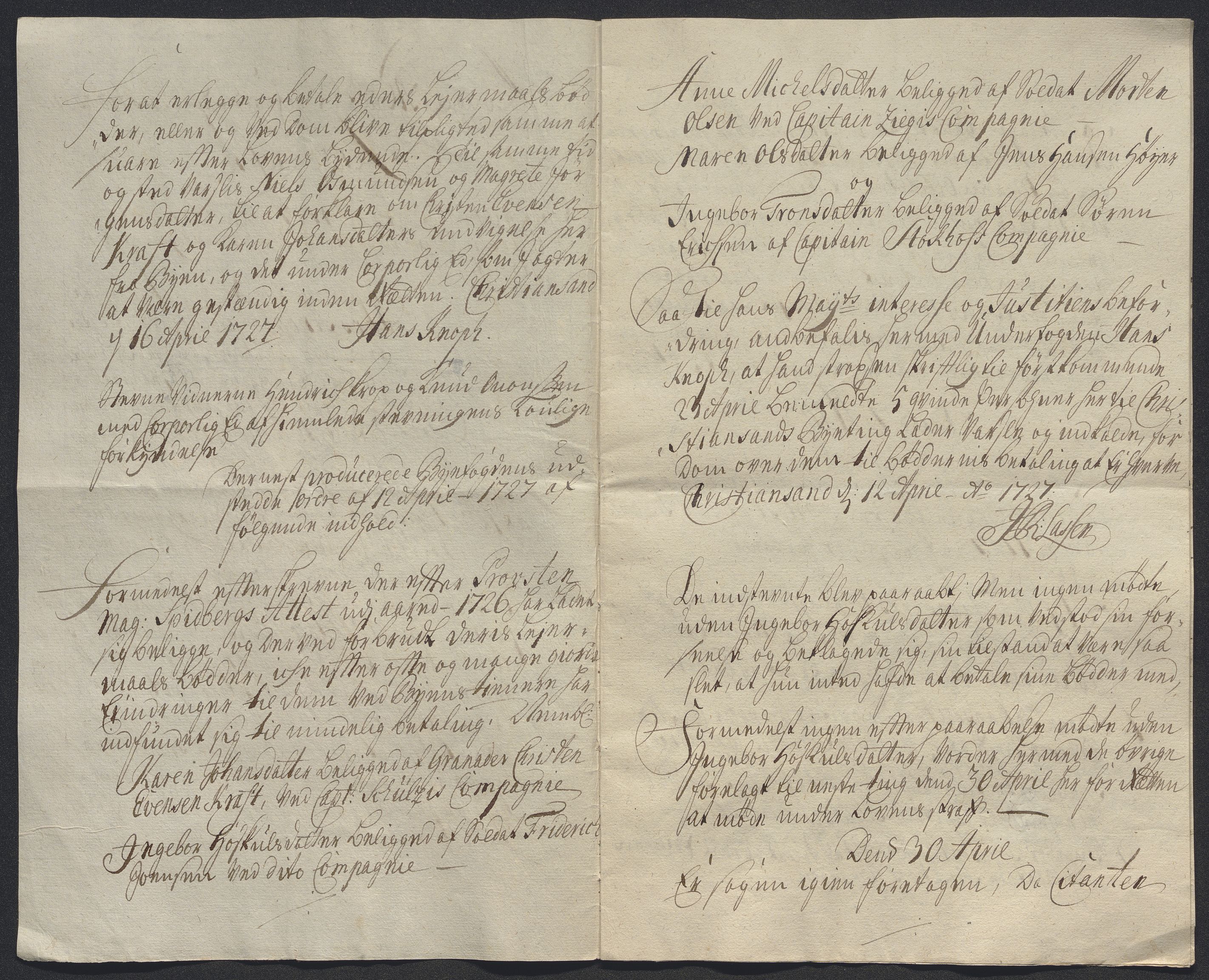 Rentekammeret inntil 1814, Reviderte regnskaper, Byregnskaper, AV/RA-EA-4066/R/Rm/L0286: [M19] Sikt og sakefall, 1719-1727, s. 556