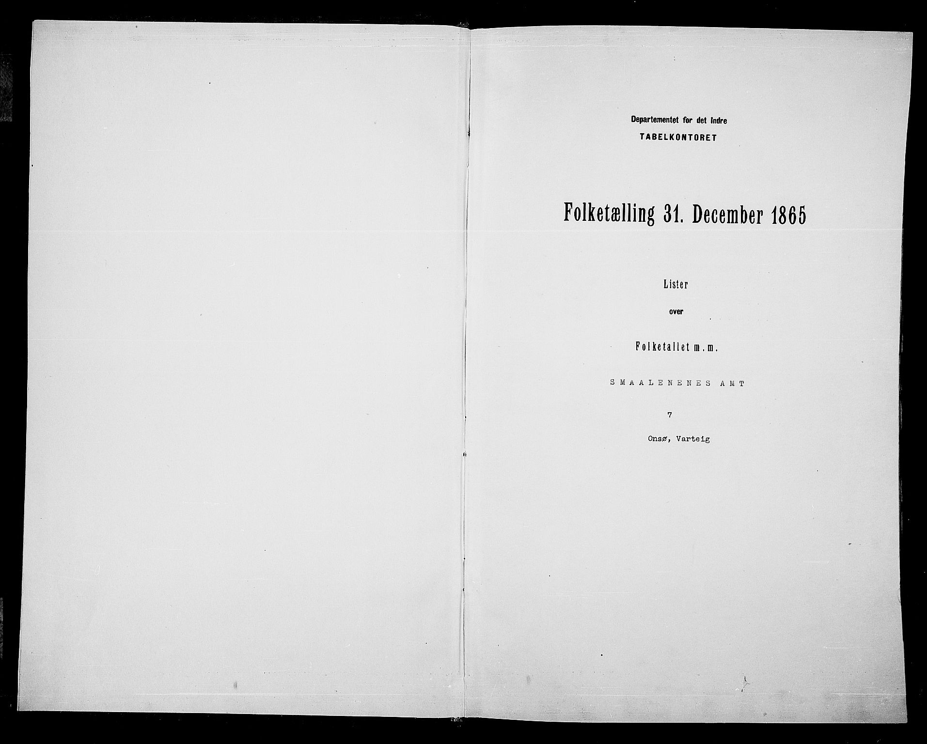 RA, Folketelling 1865 for 0134P Onsøy prestegjeld, 1865, s. 3