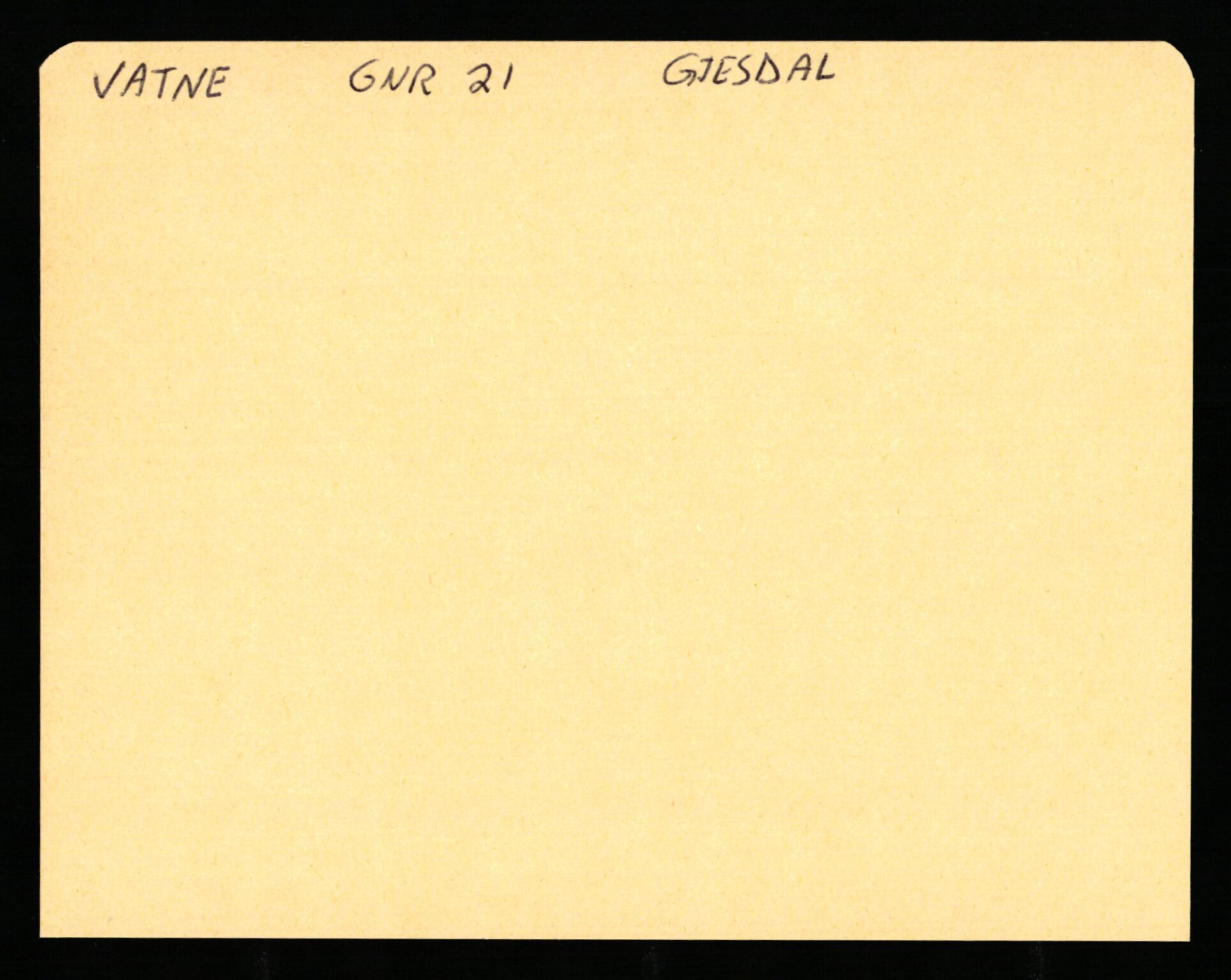 Statsarkivet i Stavanger, AV/SAST-A-101971/03/Y/Ym/L0065: Åstedskort sortert etter gårdsnavn: Vatland - Vervig, 1600-1950, s. 21