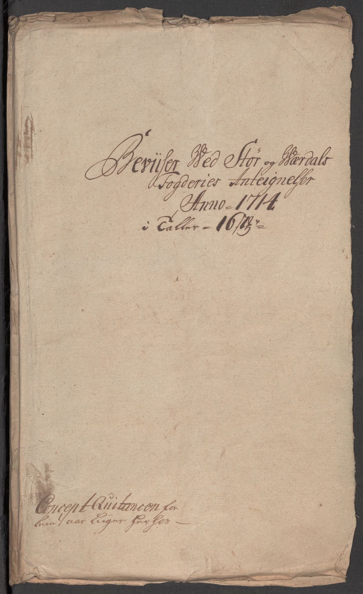 Rentekammeret inntil 1814, Reviderte regnskaper, Fogderegnskap, RA/EA-4092/R62/L4204: Fogderegnskap Stjørdal og Verdal, 1714, s. 322