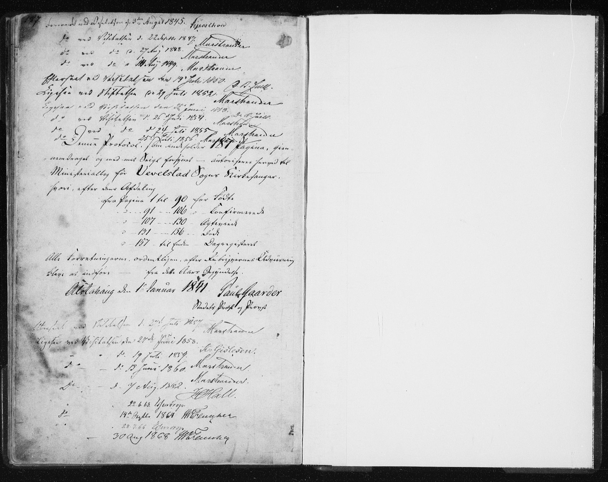 Ministerialprotokoller, klokkerbøker og fødselsregistre - Nordland, AV/SAT-A-1459/819/L0275: Klokkerbok nr. 819C01, 1841-1868, s. 187-188
