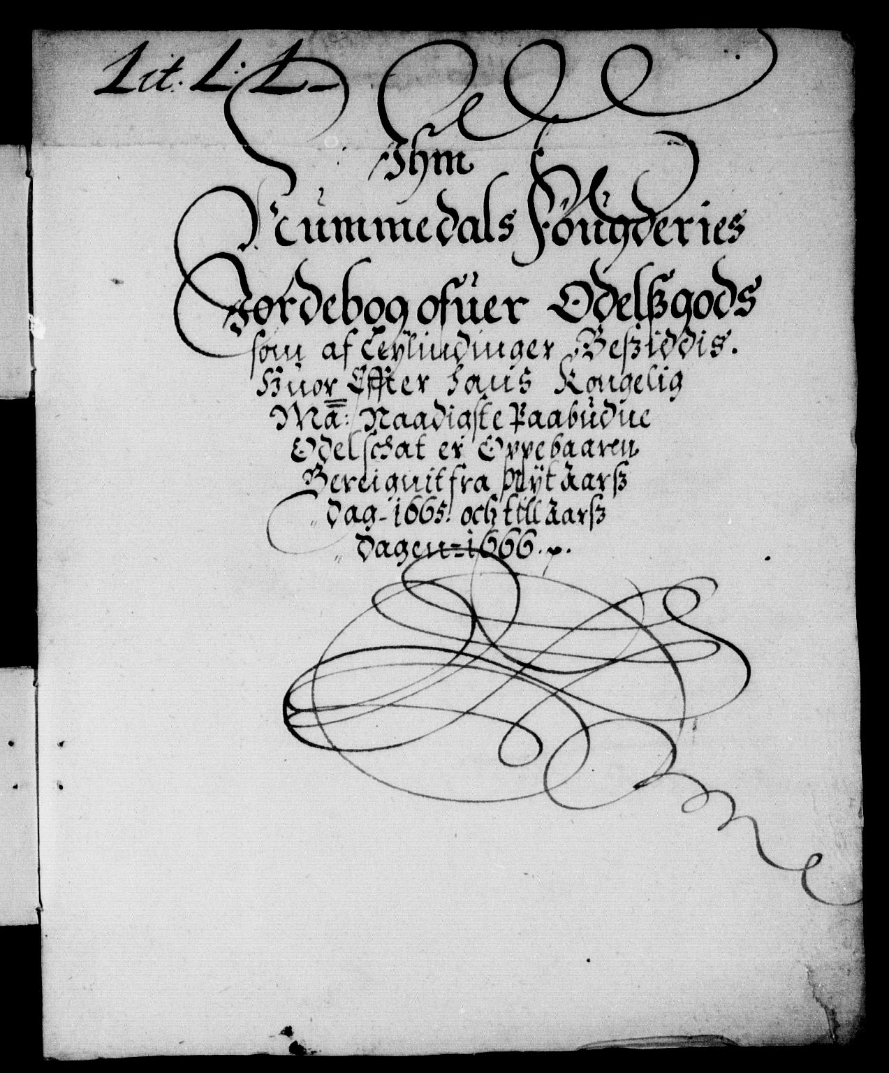 Rentekammeret inntil 1814, Reviderte regnskaper, Stiftamtstueregnskaper, Trondheim stiftamt og Nordland amt, RA/EA-6044/R/Rd/L0014: Trondheim stiftamt, 1665