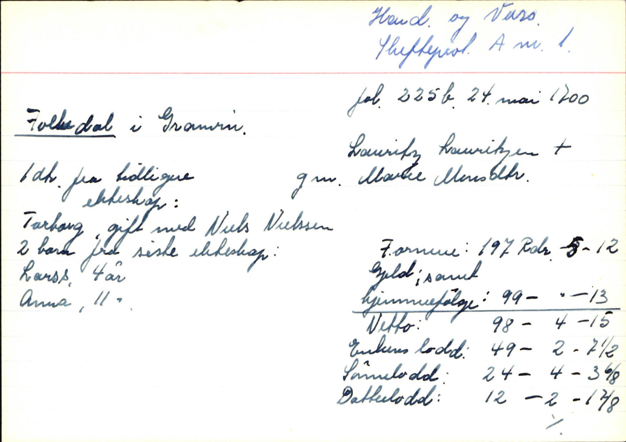 Skiftekort ved Statsarkivet i Bergen, SAB/SKIFTEKORT/002/L0001: Skifteprotokoll nr. 1-3, 1695-1721, s. 11