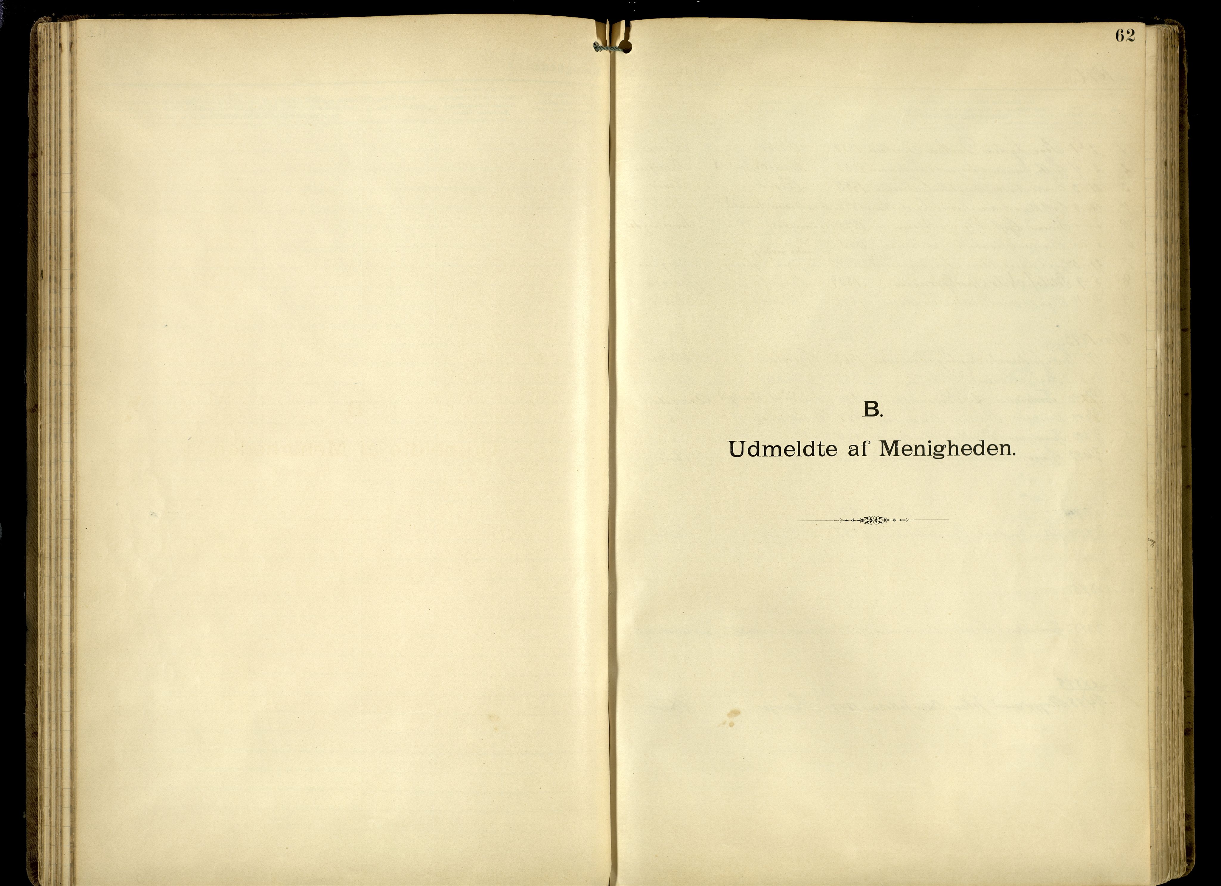 Den evangelisk-lutherske frimenighet, Risør, SAK/1292-0007/F/Fa/L0002: Dissenterprotokoll nr. F 18, 1892-1954, s. 62