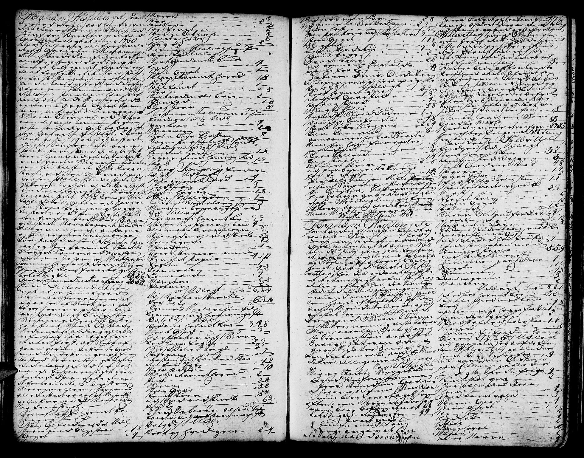 Sunnhordland sorenskrivar, SAB/A-2401/1/H/Ha/Haa/L0007: Skifteprotokollar. Register på lesesal. Fol. 901- ut, 1760-1765, s. 325b-326a