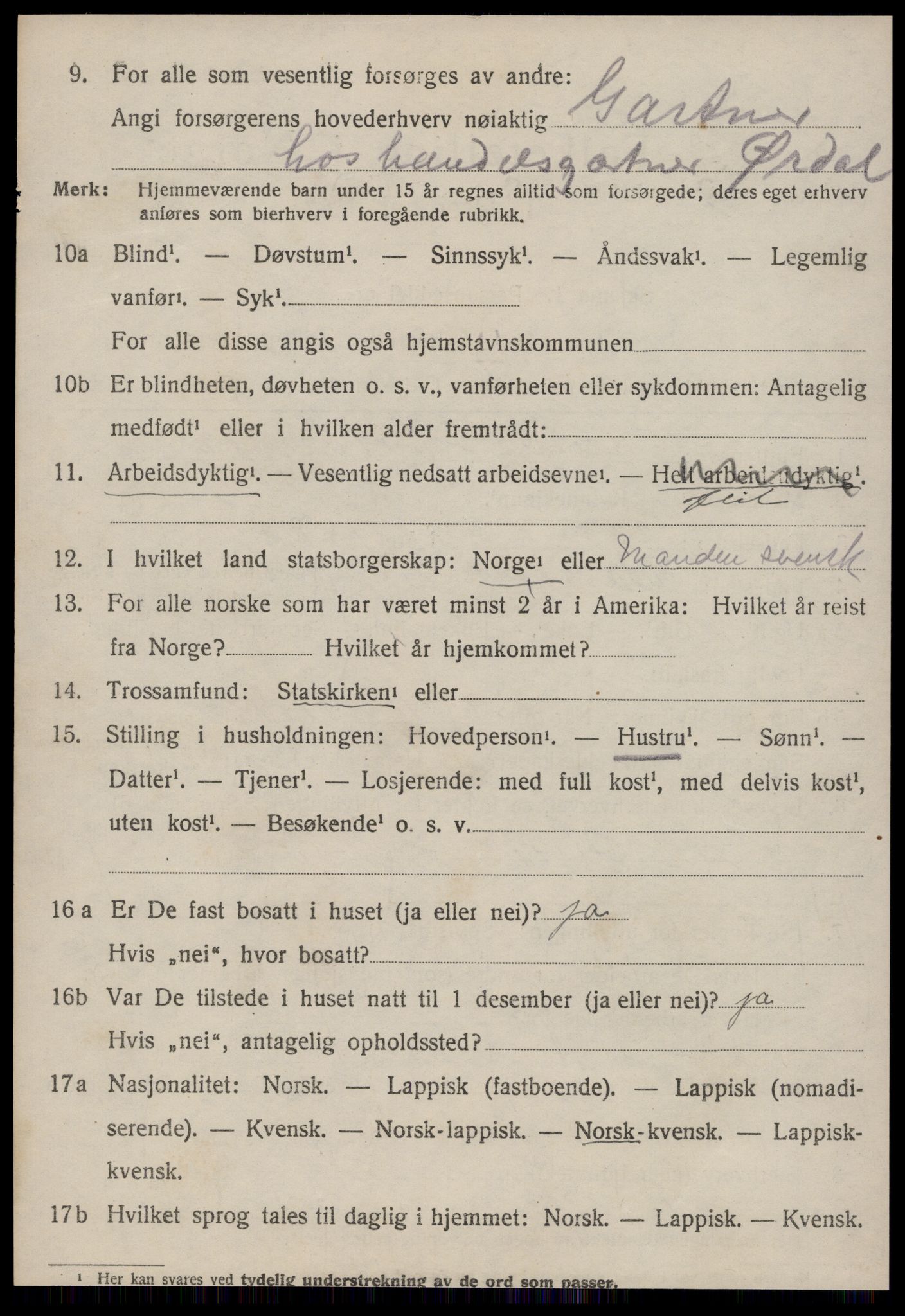 SAT, Folketelling 1920 for 1660 Strinda herred, 1920, s. 18713