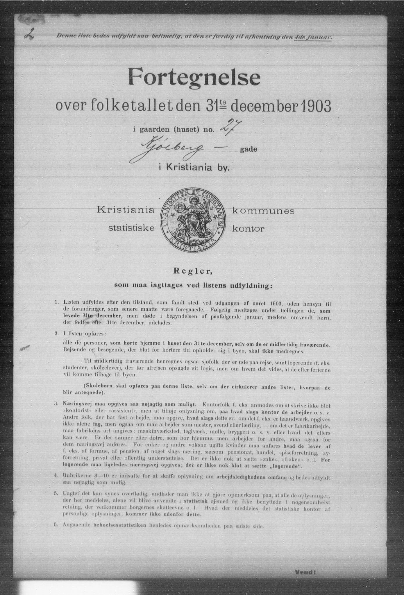 OBA, Kommunal folketelling 31.12.1903 for Kristiania kjøpstad, 1903, s. 10114