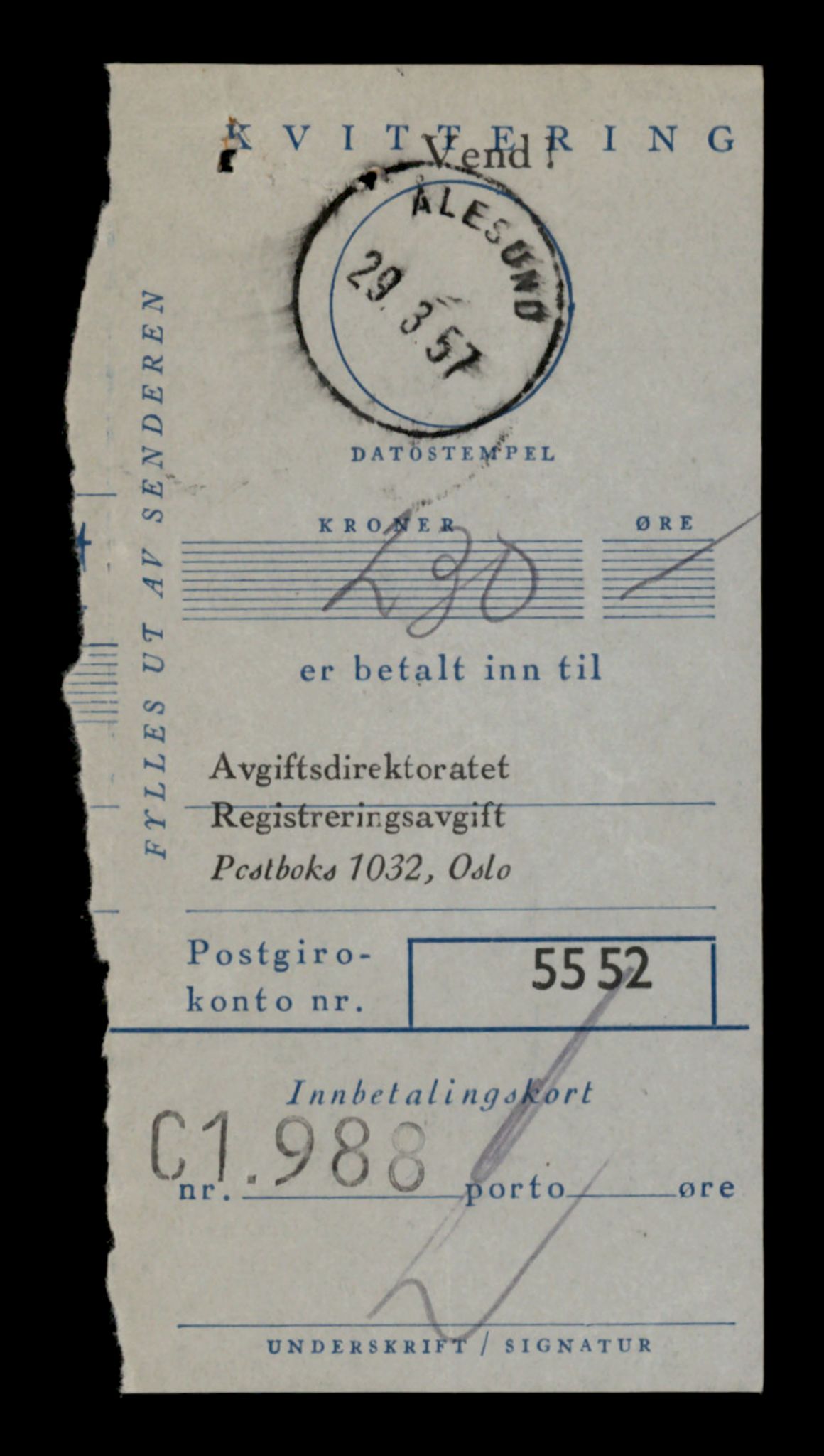 Møre og Romsdal vegkontor - Ålesund trafikkstasjon, SAT/A-4099/F/Fe/L0044: Registreringskort for kjøretøy T 14205 - T 14319, 1927-1998, s. 2801
