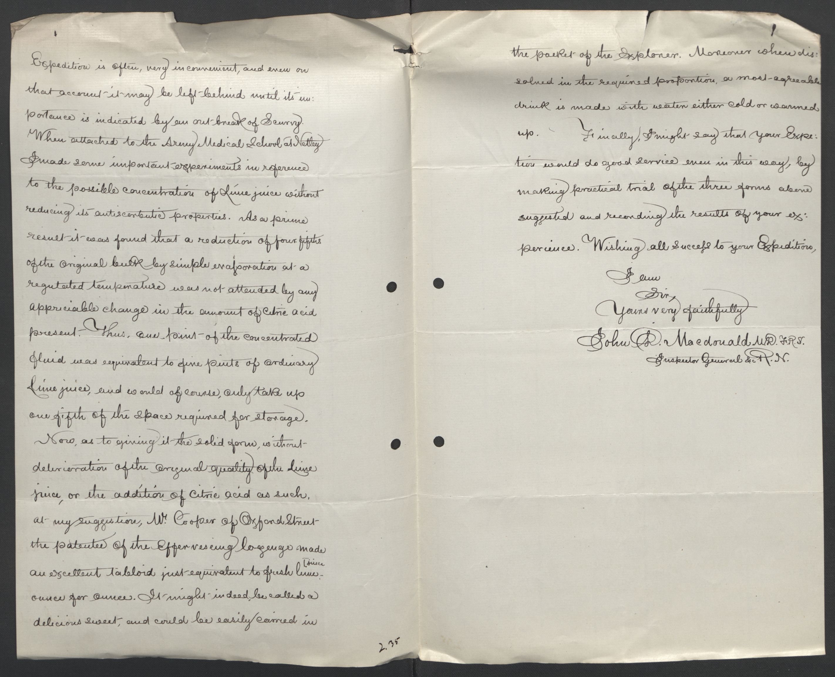 Arbeidskomitéen for Fridtjof Nansens polarekspedisjon, AV/RA-PA-0061/D/L0004: Innk. brev og telegrammer vedr. proviant og utrustning, 1892-1893, s. 360