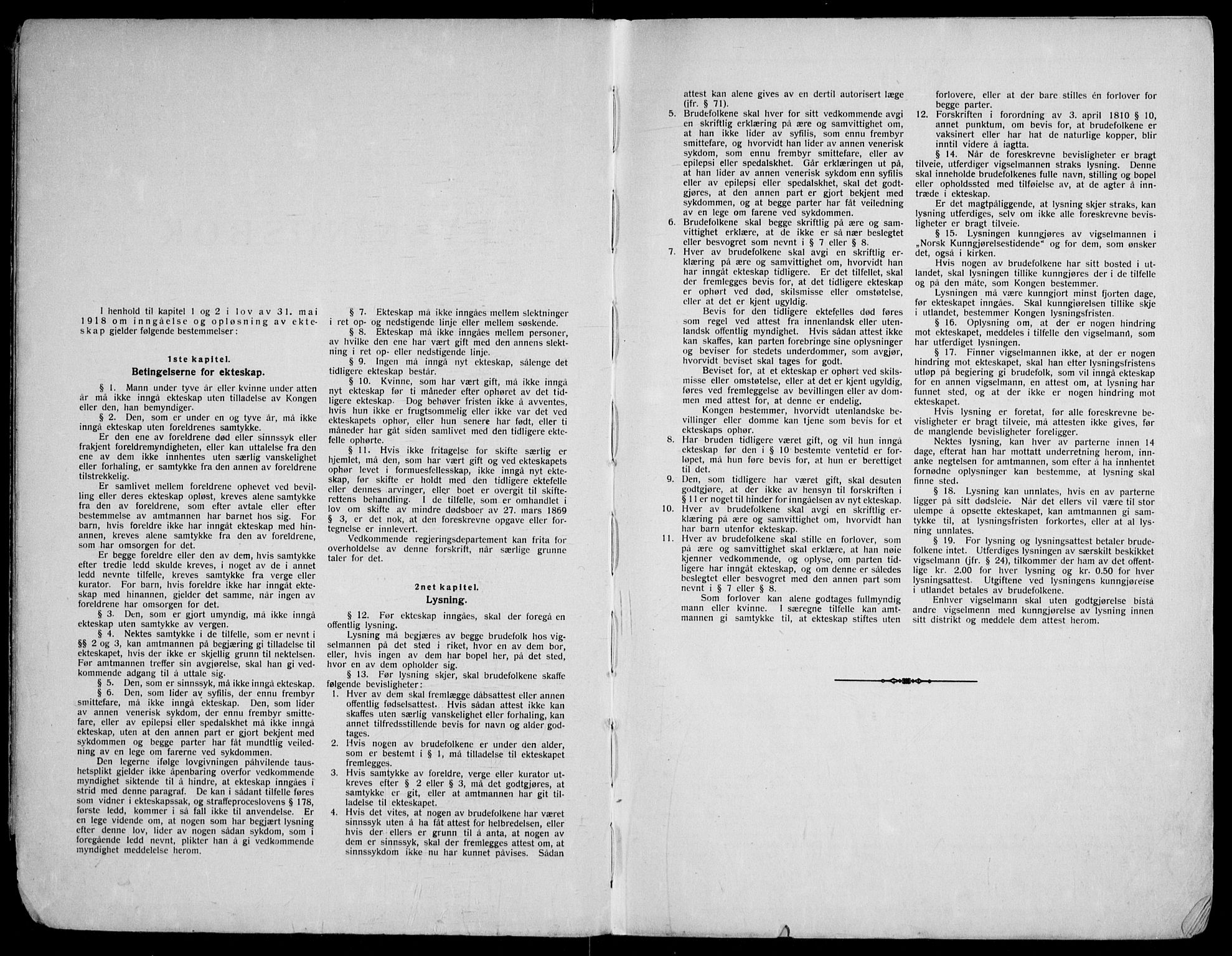 Kongsberg kirkebøker, SAKO/A-22/H/Ha/L0002: Lysningsprotokoll nr. 2, 1939-1955