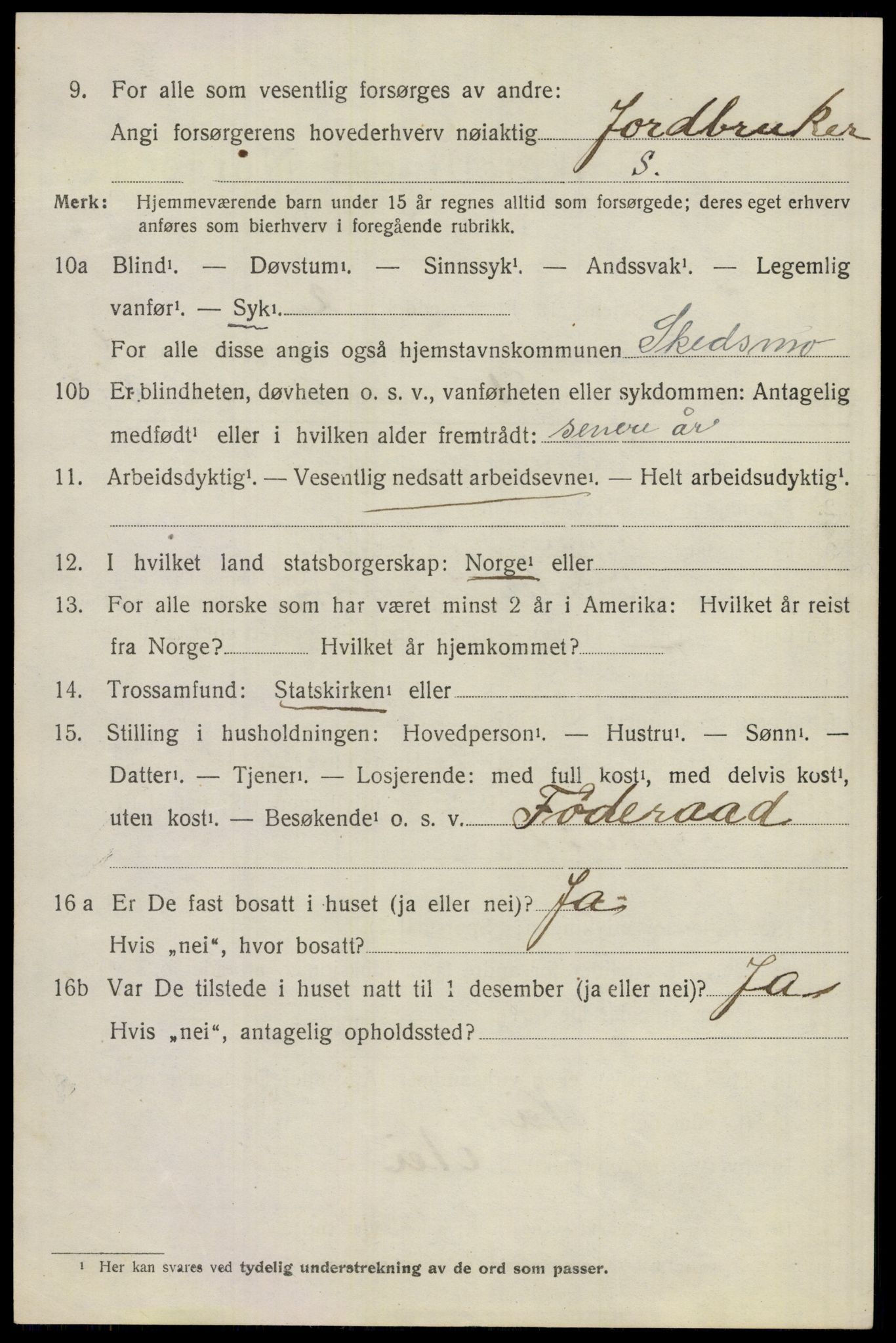 SAO, Folketelling 1920 for 0231 Skedsmo herred, 1920, s. 7164