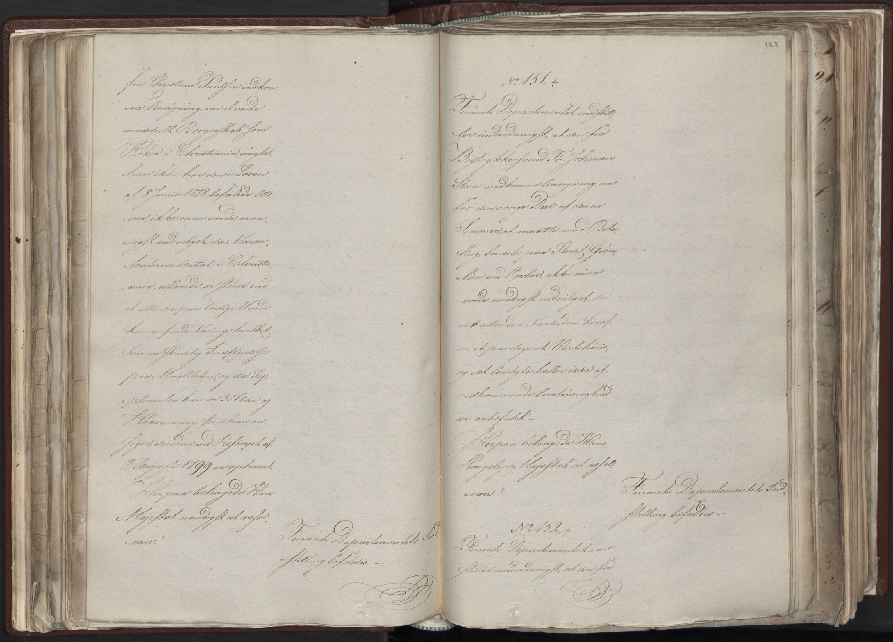 Statsrådssekretariatet, AV/RA-S-1001/A/Ab/L0012: Kgl. res. nr. 5679-6008 II, 1821, s. 121b-122a