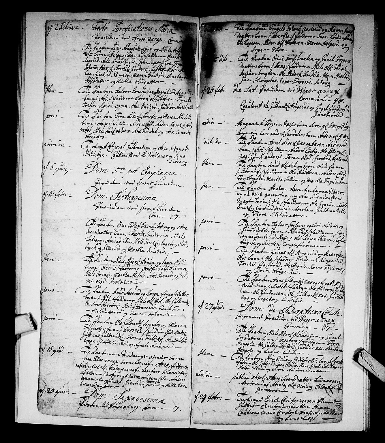 Norderhov kirkebøker, AV/SAKO-A-237/F/Fa/L0002a: Ministerialbok nr. 2A, 1716-1725, s. 222-223