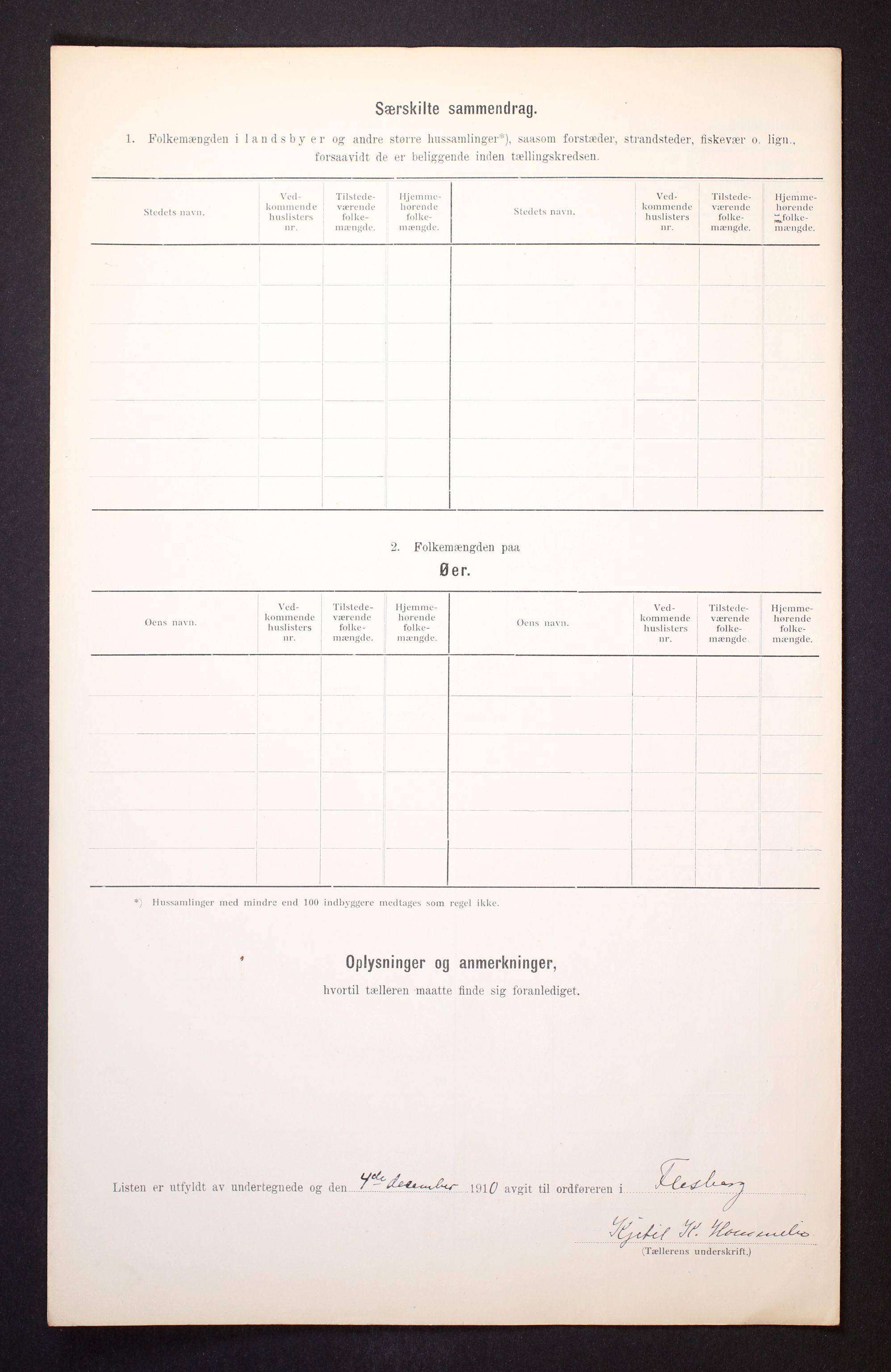 RA, Folketelling 1910 for 0631 Flesberg herred, 1910, s. 39