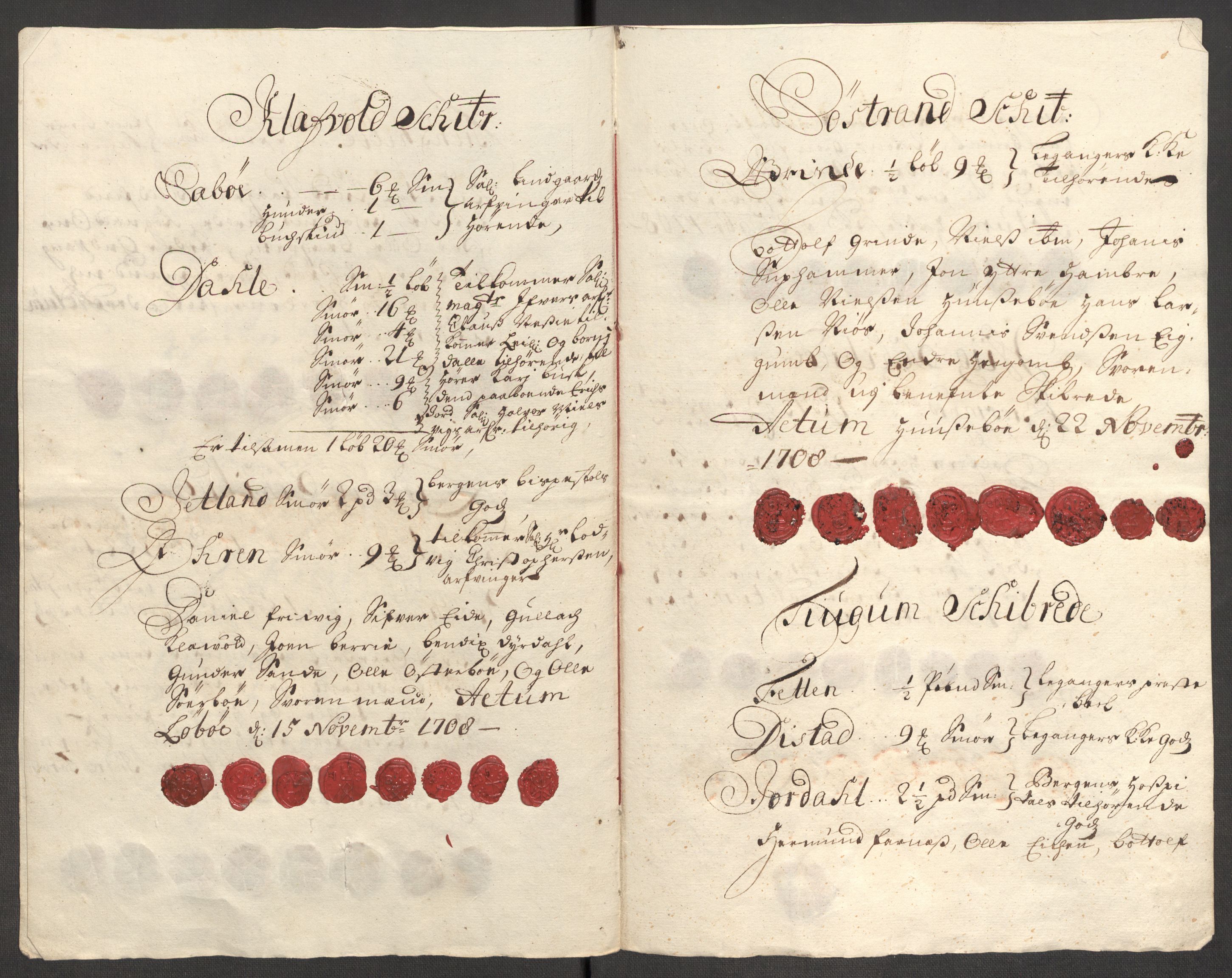 Rentekammeret inntil 1814, Reviderte regnskaper, Fogderegnskap, RA/EA-4092/R52/L3315: Fogderegnskap Sogn, 1708, s. 146