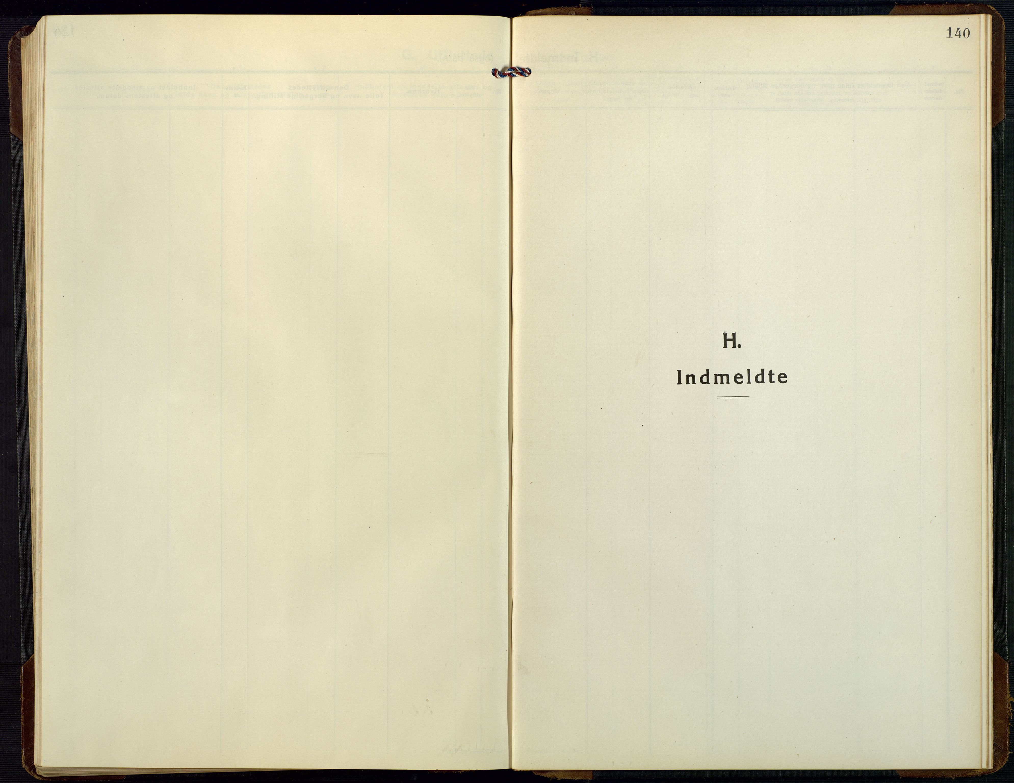 Dypvåg sokneprestkontor, AV/SAK-1111-0007/F/Fb/Fbb/L0006: Klokkerbok nr. B 6, 1925-1954, s. 140