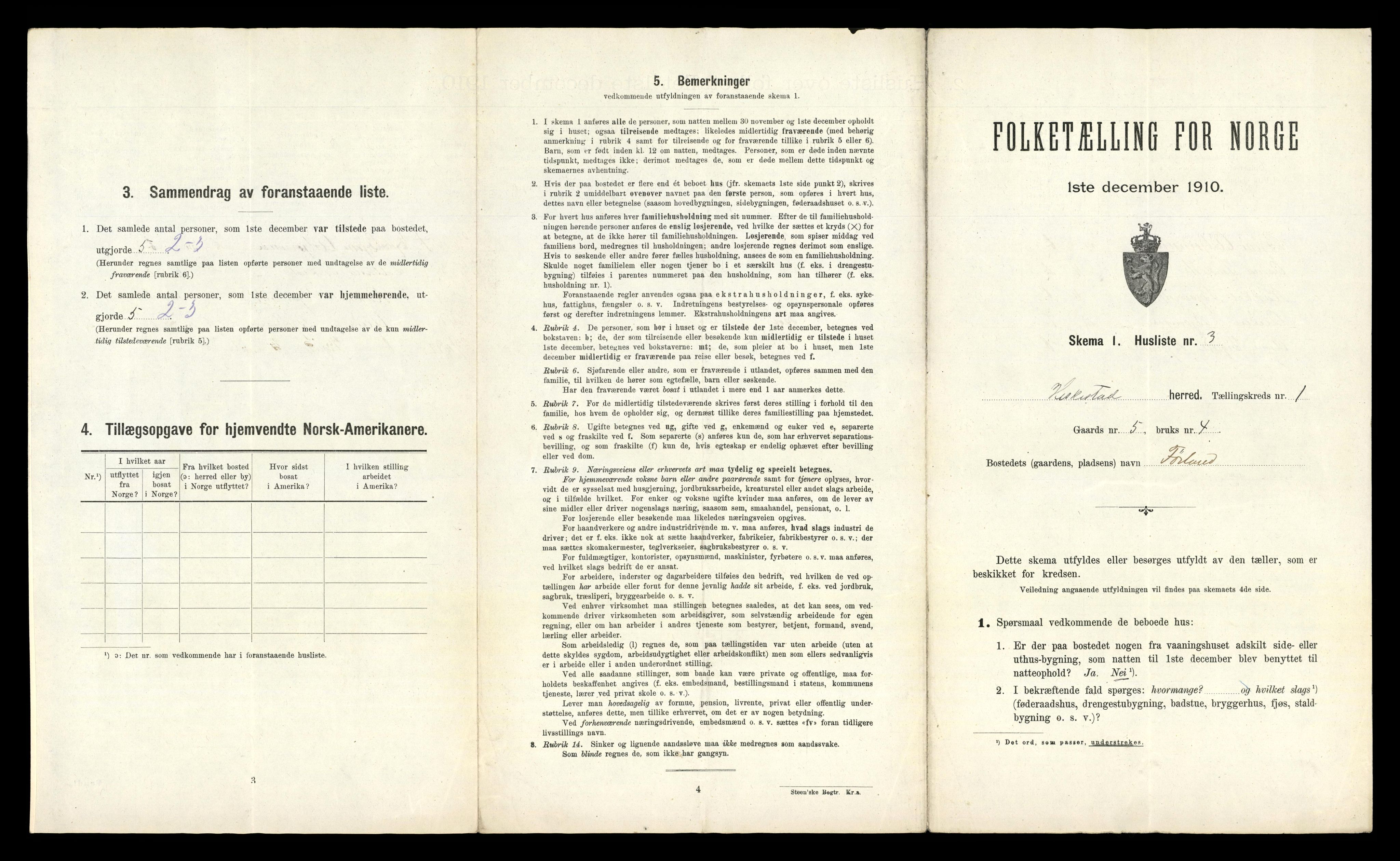 RA, Folketelling 1910 for 1113 Heskestad herred, 1910, s. 22