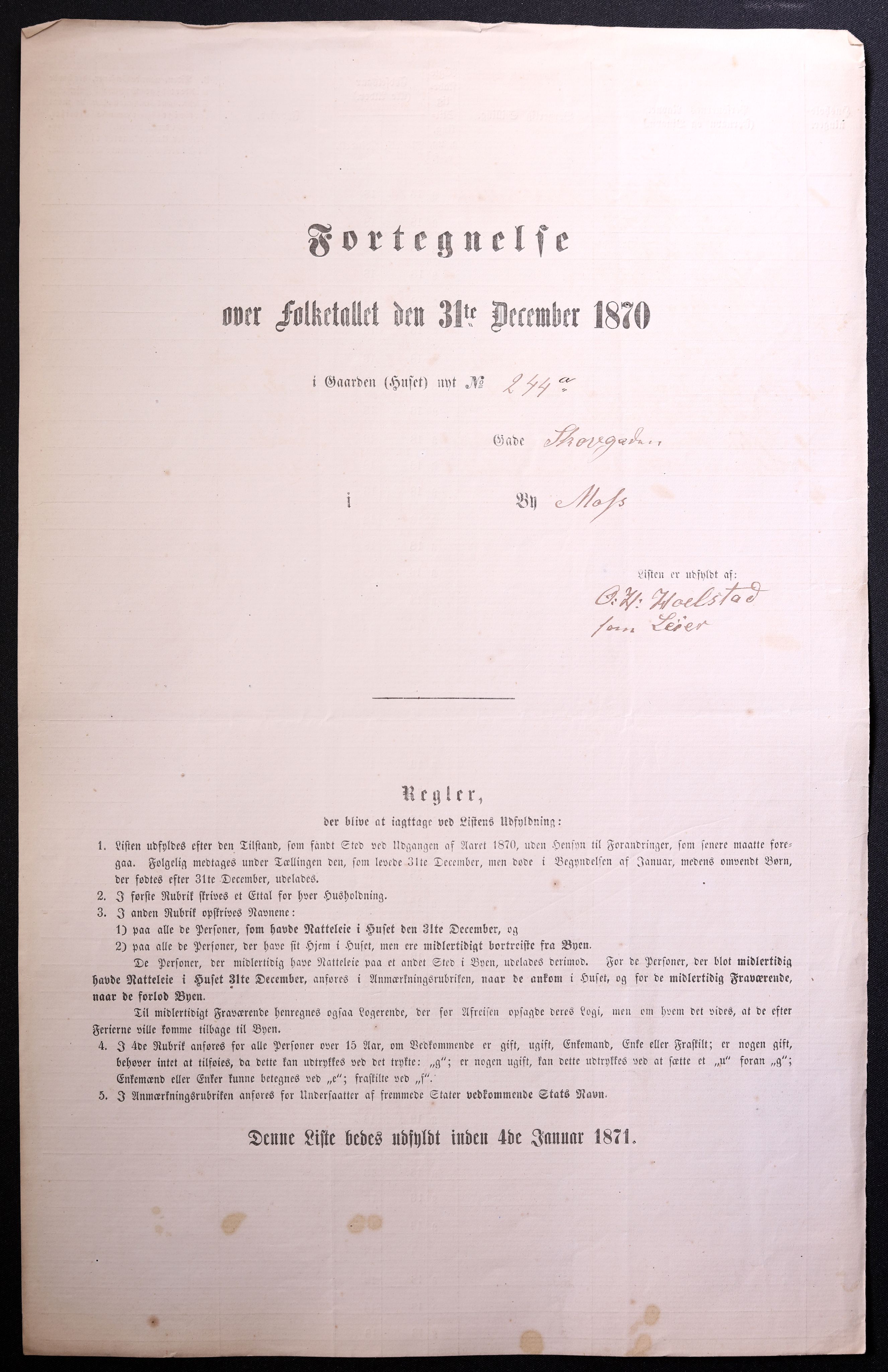 RA, Folketelling 1870 for 0104 Moss kjøpstad, 1870, s. 383