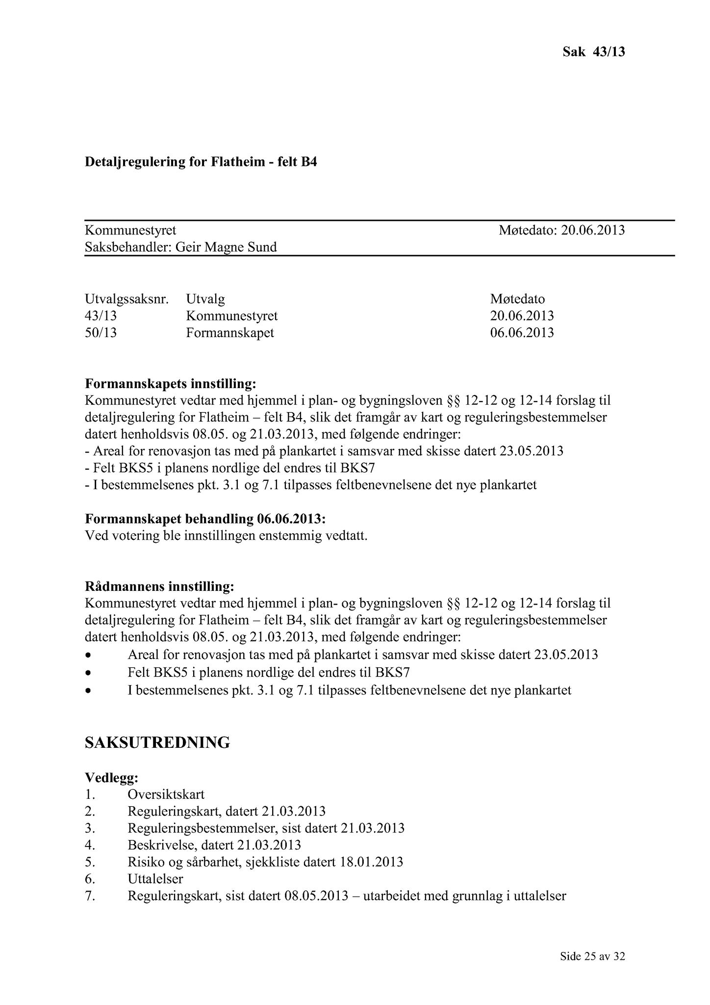 Klæbu Kommune, TRKO/KK/01-KS/L006: Kommunestyret - Møtedokumenter, 2013, s. 849