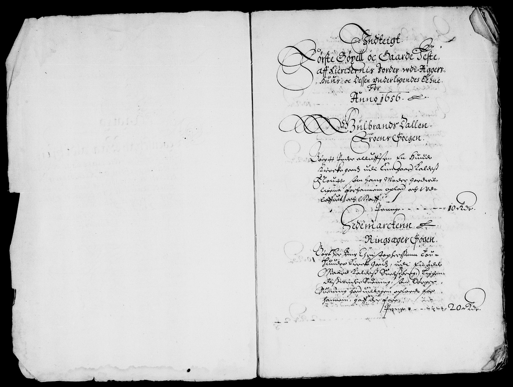 Rentekammeret inntil 1814, Reviderte regnskaper, Lensregnskaper, AV/RA-EA-5023/R/Rb/Rba/L0236: Akershus len, 1656-1657