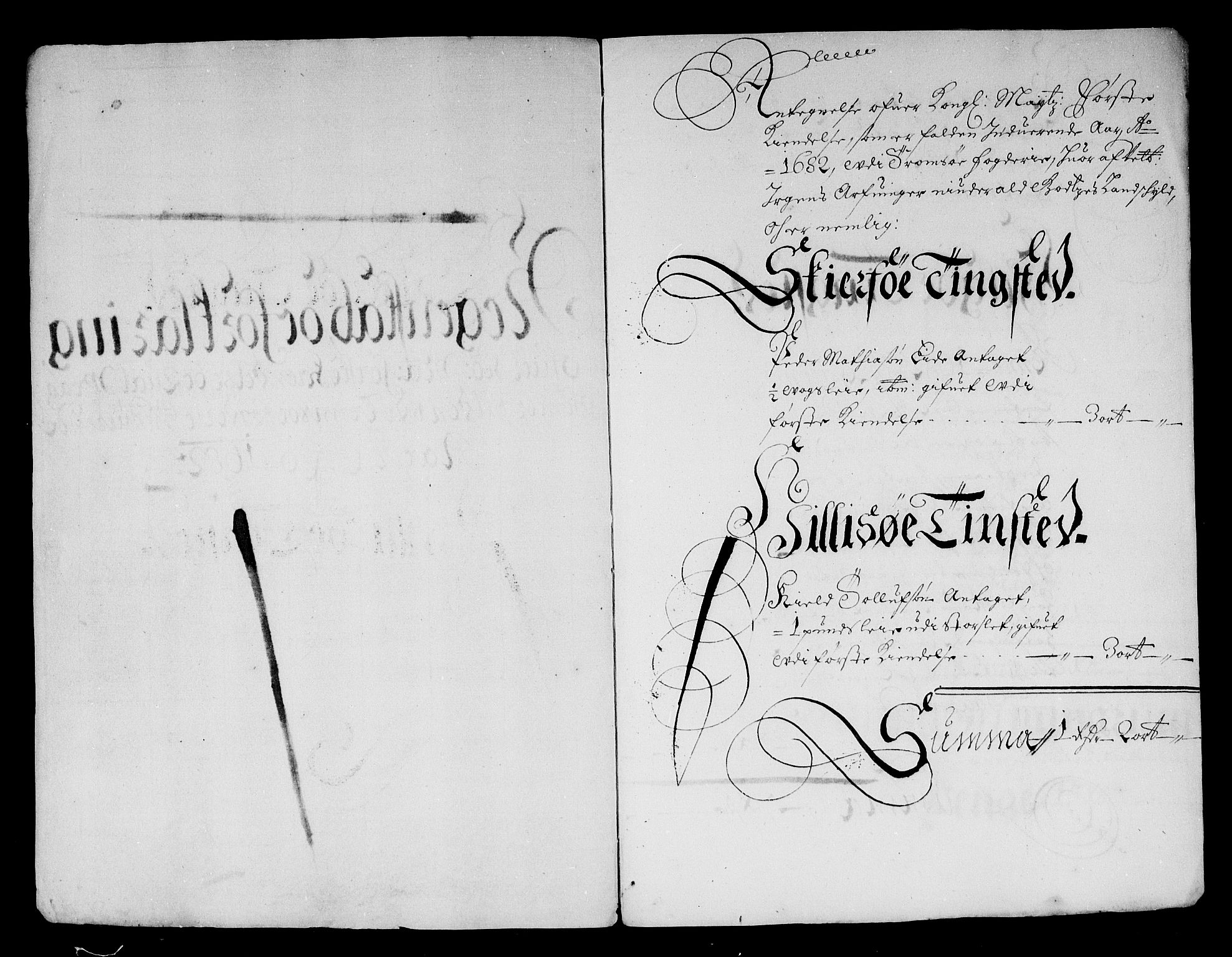 Rentekammeret inntil 1814, Reviderte regnskaper, Stiftamtstueregnskaper, Trondheim stiftamt og Nordland amt, AV/RA-EA-6044/R/Rg/L0070: Trondheim stiftamt og Nordland amt, 1682