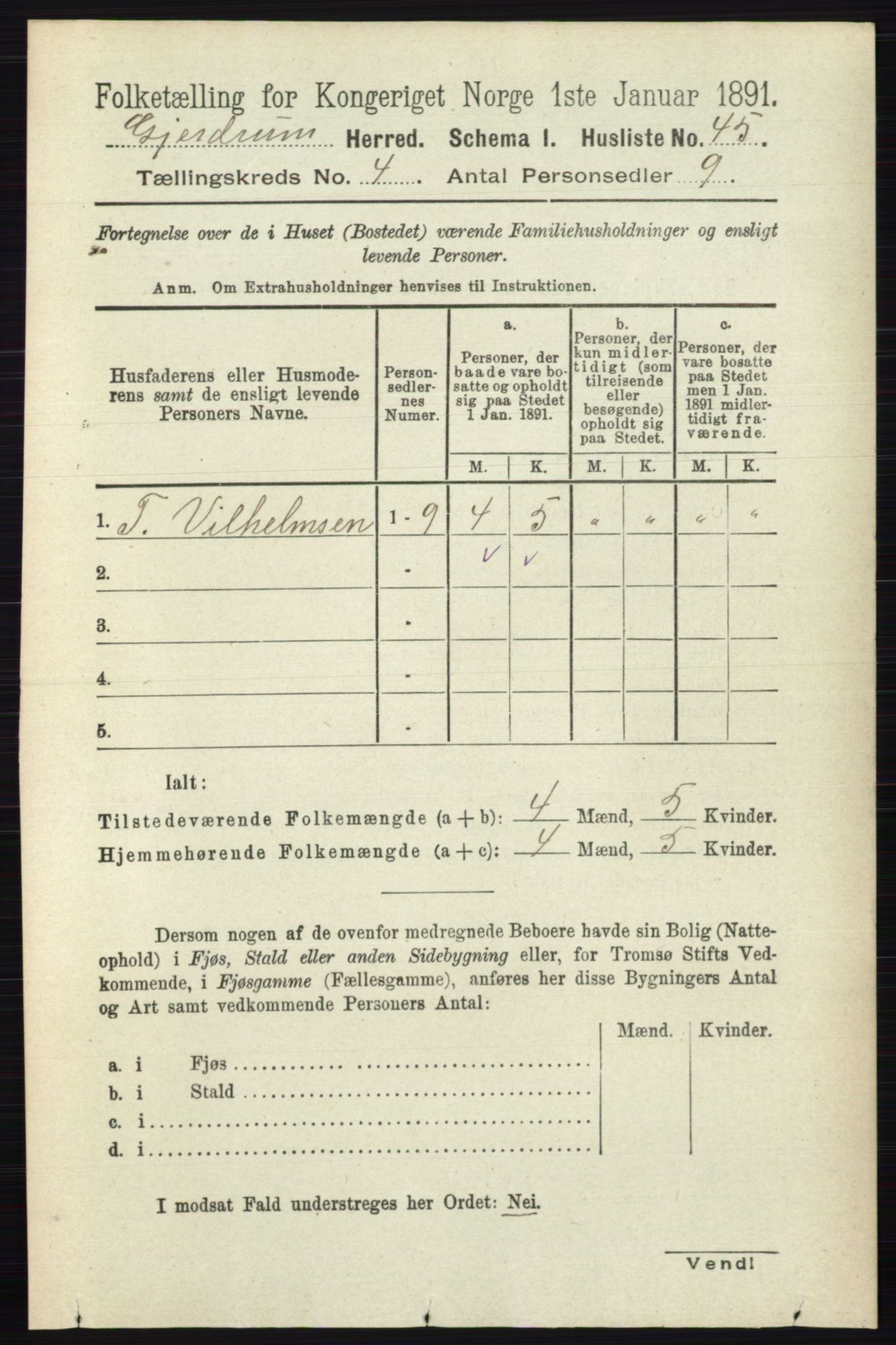 RA, Folketelling 1891 for 0234 Gjerdrum herred, 1891, s. 1794