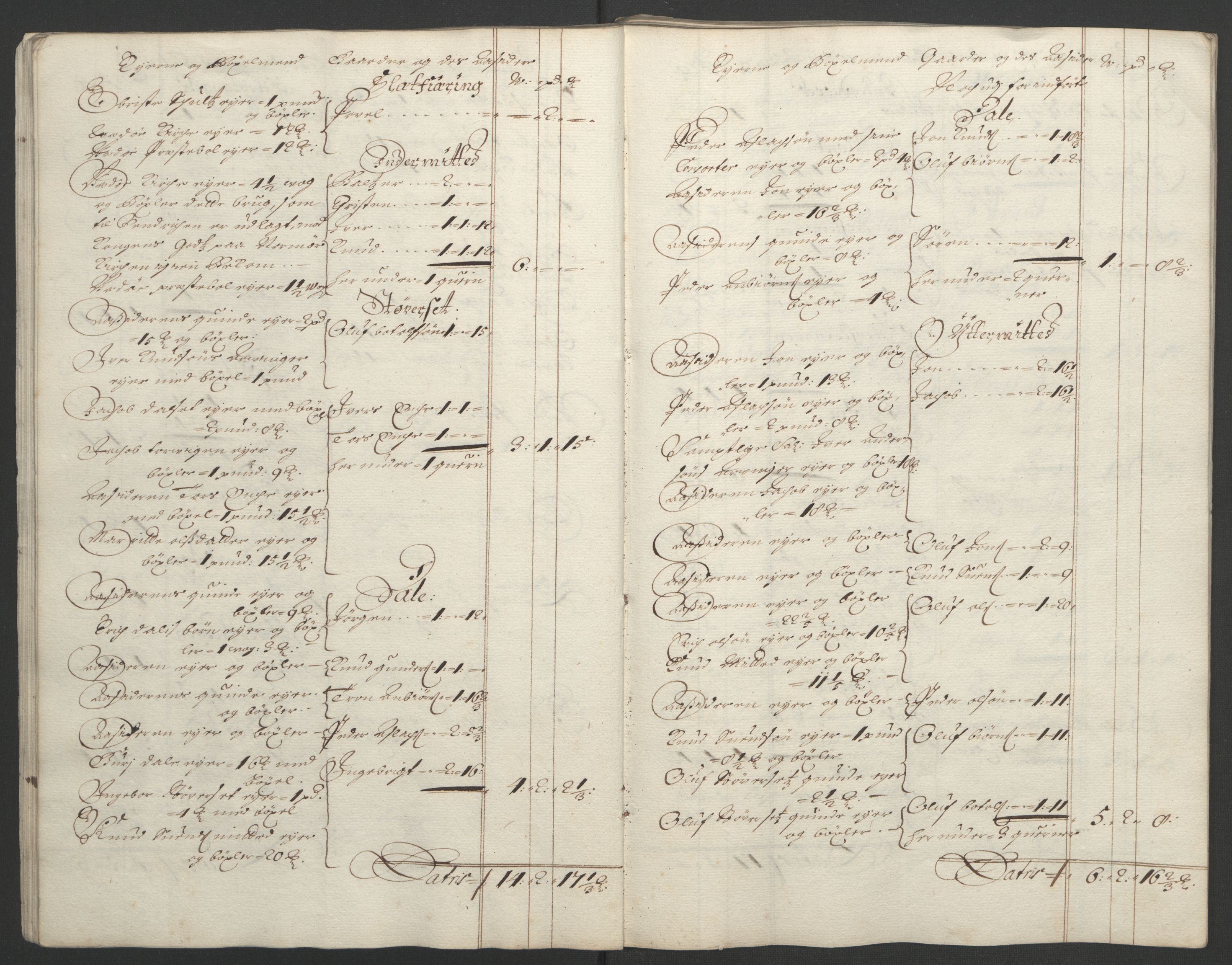 Rentekammeret inntil 1814, Reviderte regnskaper, Fogderegnskap, RA/EA-4092/R55/L3651: Fogderegnskap Romsdal, 1693-1694, s. 191