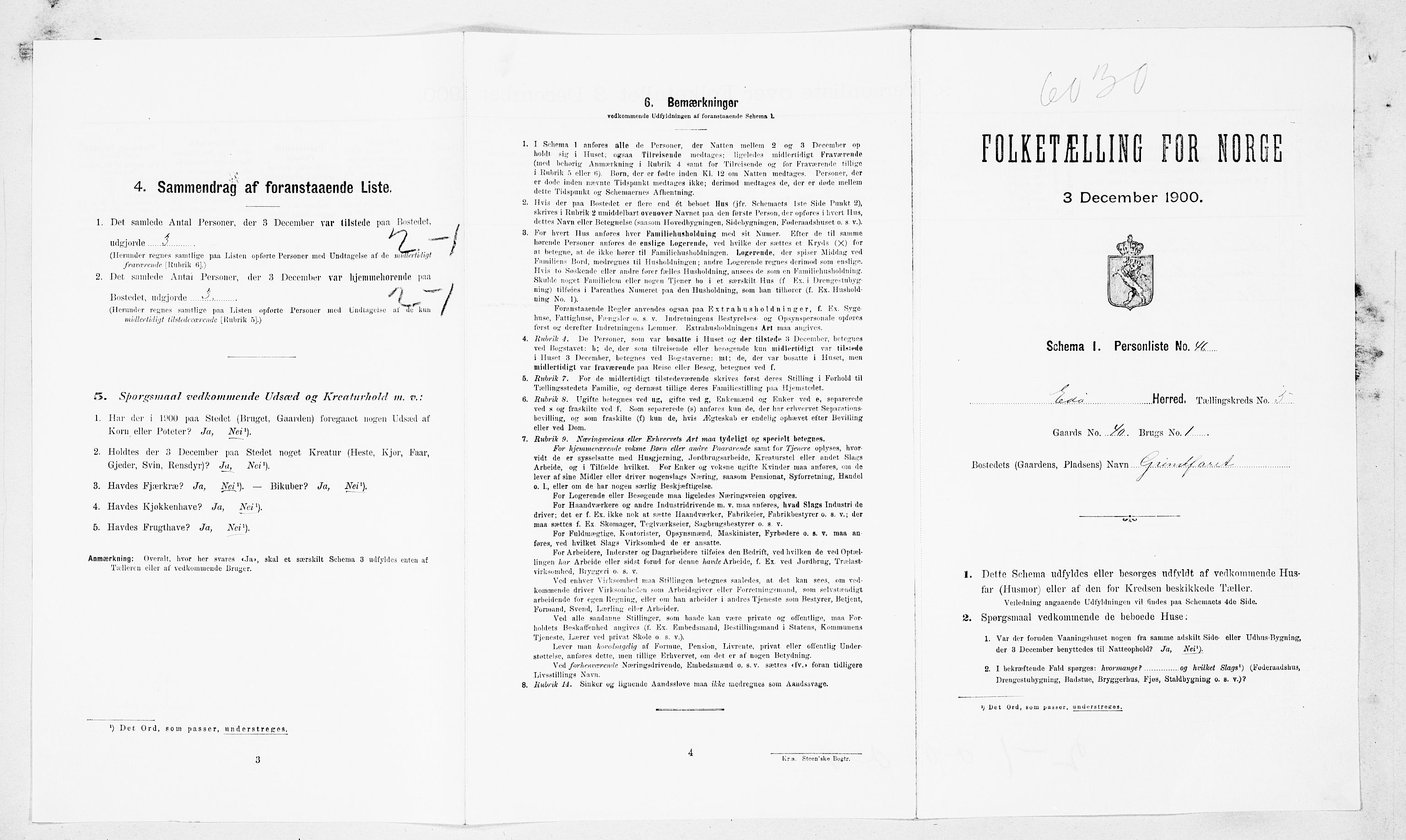 SAT, Folketelling 1900 for 1573 Edøy herred, 1900, s. 444