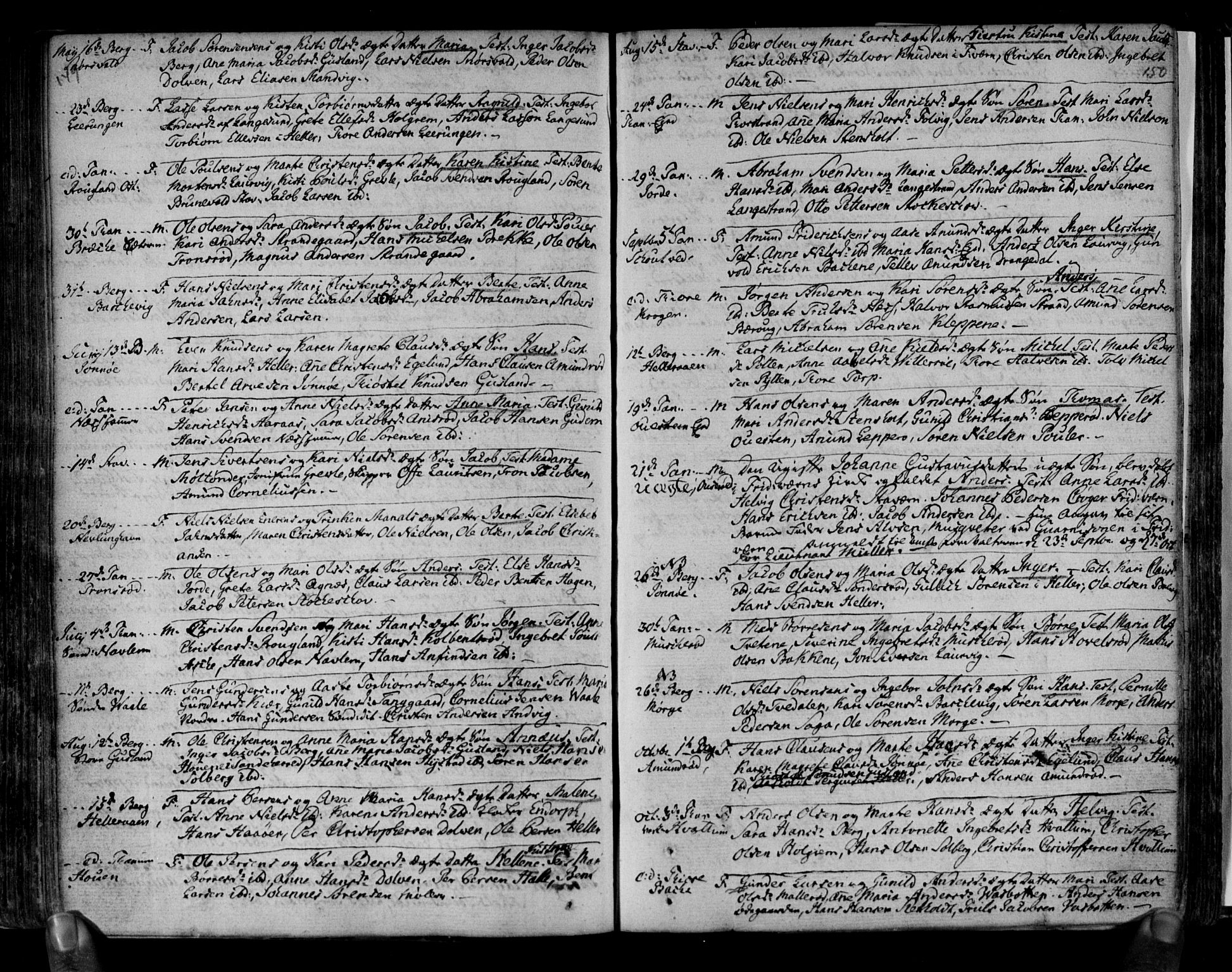 Brunlanes kirkebøker, SAKO/A-342/F/Fa/L0001: Ministerialbok nr. I 1, 1766-1801, s. 149-150