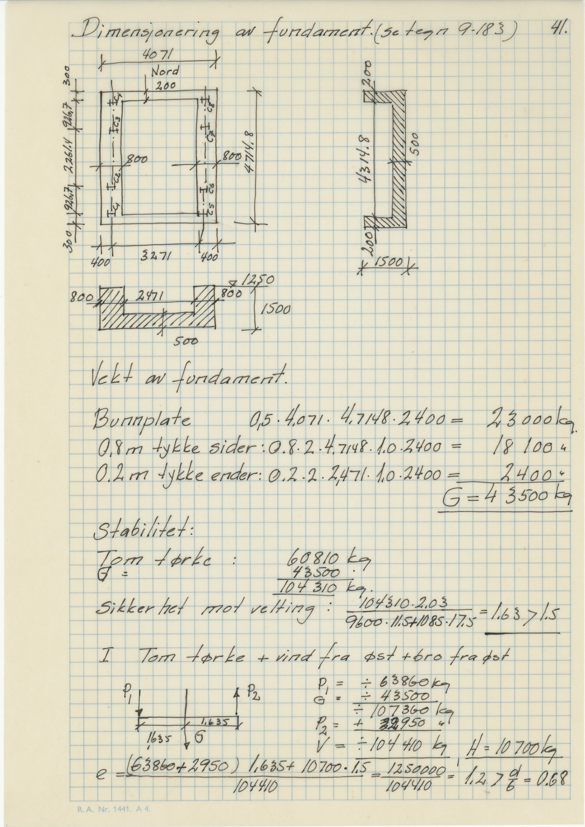 Odda smelteverk AS, KRAM/A-0157.1/T/Td/L0009: Gruppe 9. Blandingsrom og kokstørker, 1920-1970, s. 645
