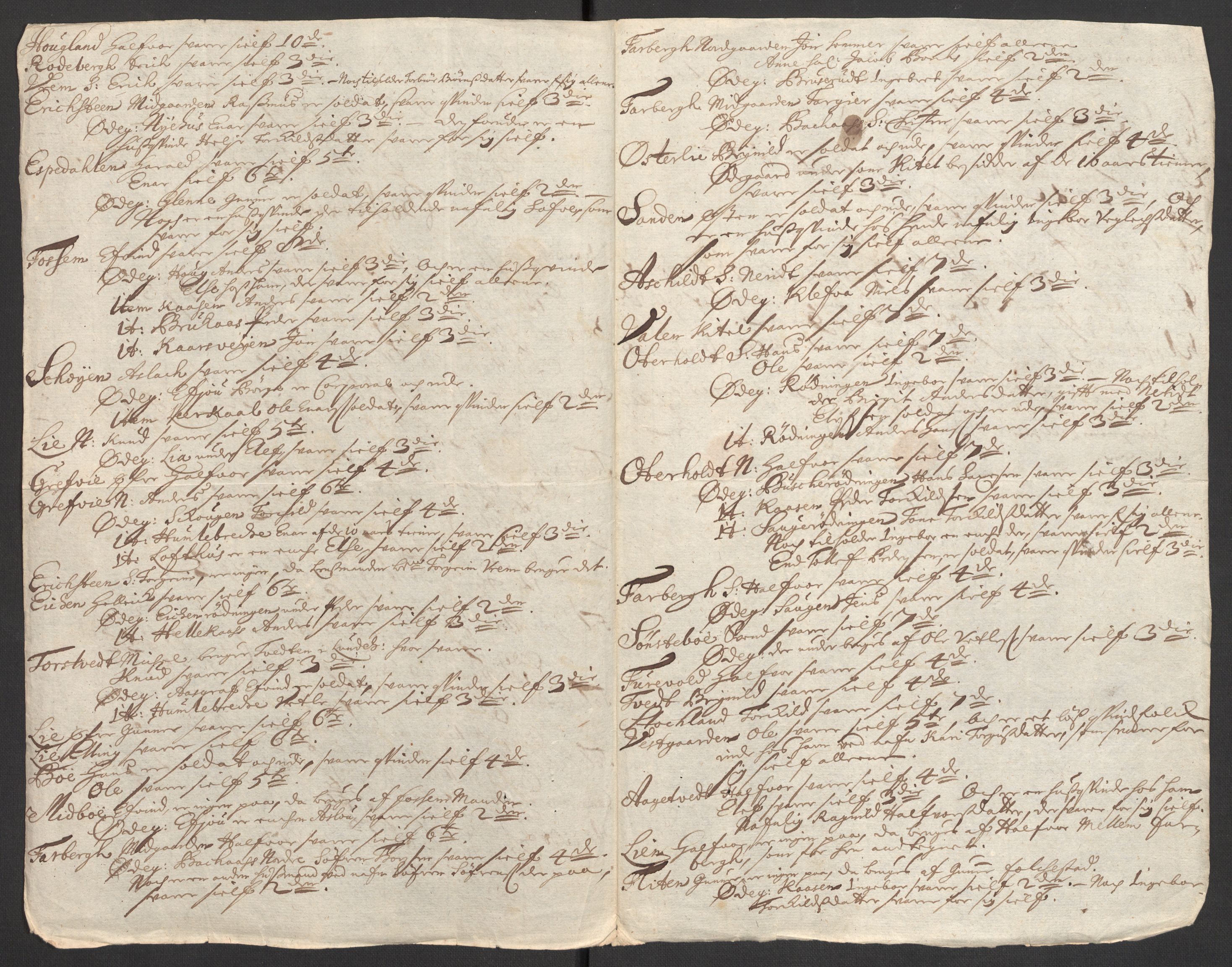 Rentekammeret inntil 1814, Reviderte regnskaper, Fogderegnskap, RA/EA-4092/R36/L2121: Fogderegnskap Øvre og Nedre Telemark og Bamble, 1711, s. 132