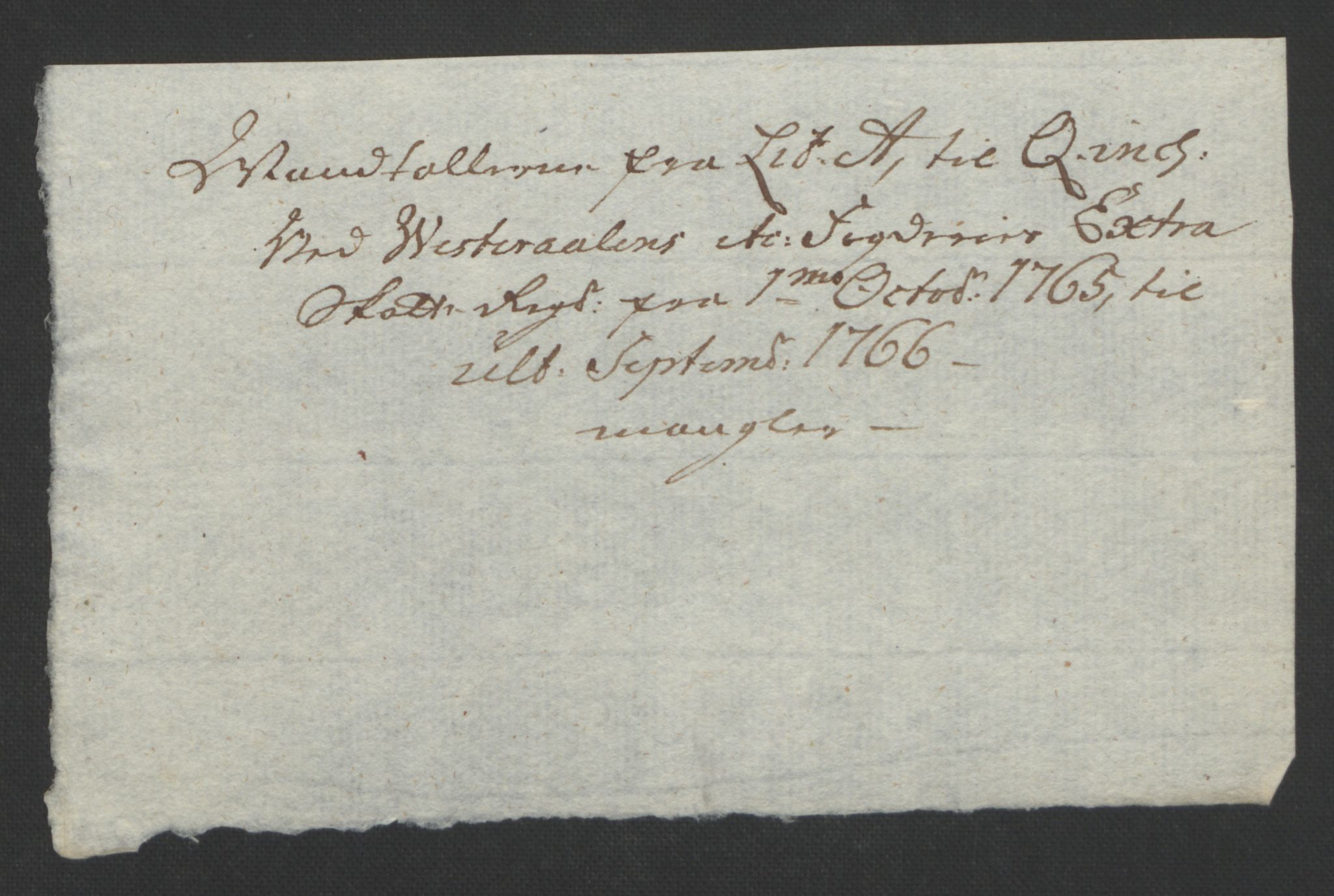 Rentekammeret inntil 1814, Reviderte regnskaper, Fogderegnskap, RA/EA-4092/R67/L4747: Ekstraskatten Vesterålen, Andenes og Lofoten, 1762-1766, s. 463