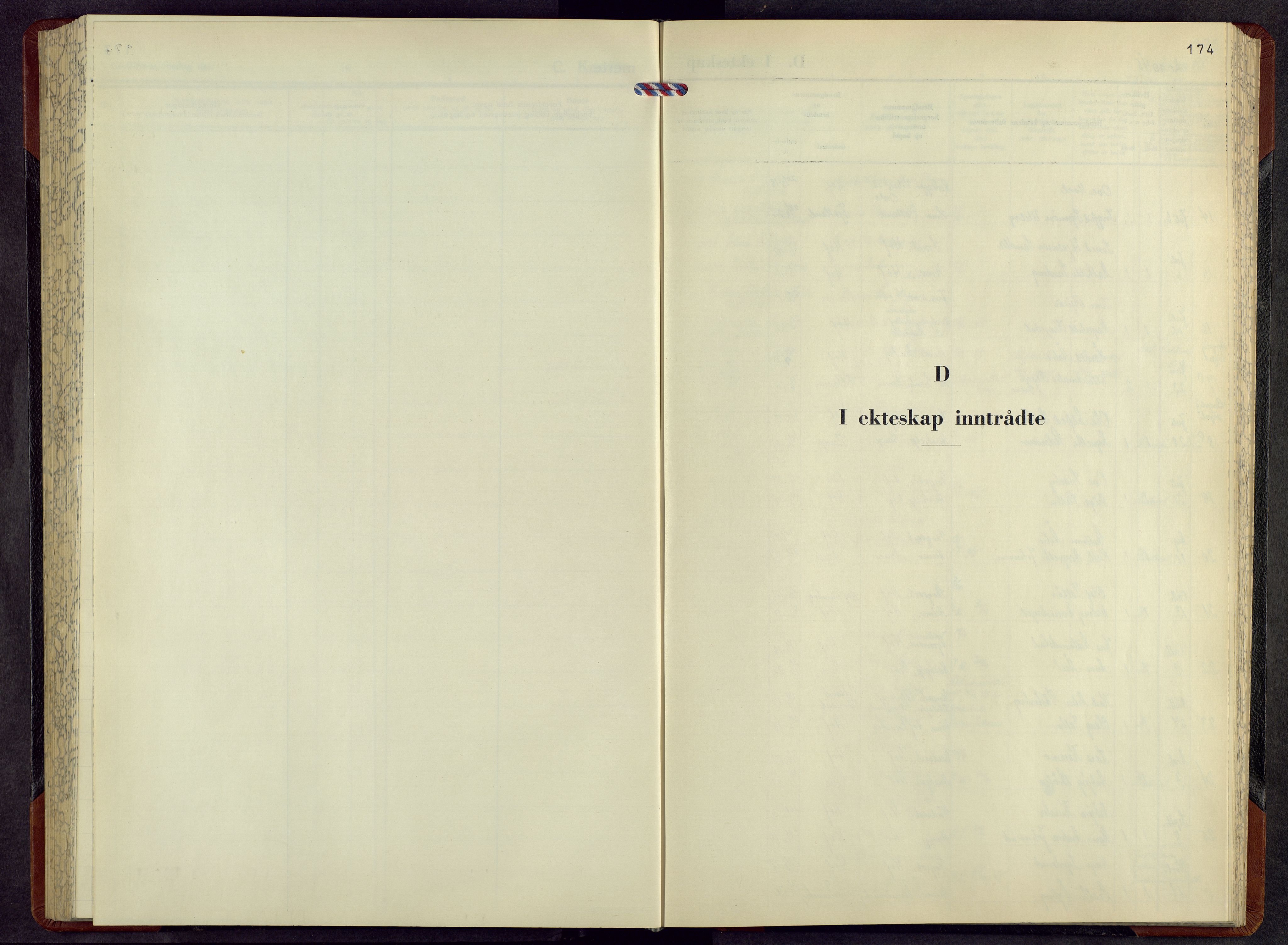 Hof prestekontor, AV/SAH-PREST-038/H/Ha/Hab/L0004: Klokkerbok nr. 4, 1948-1967, s. 174