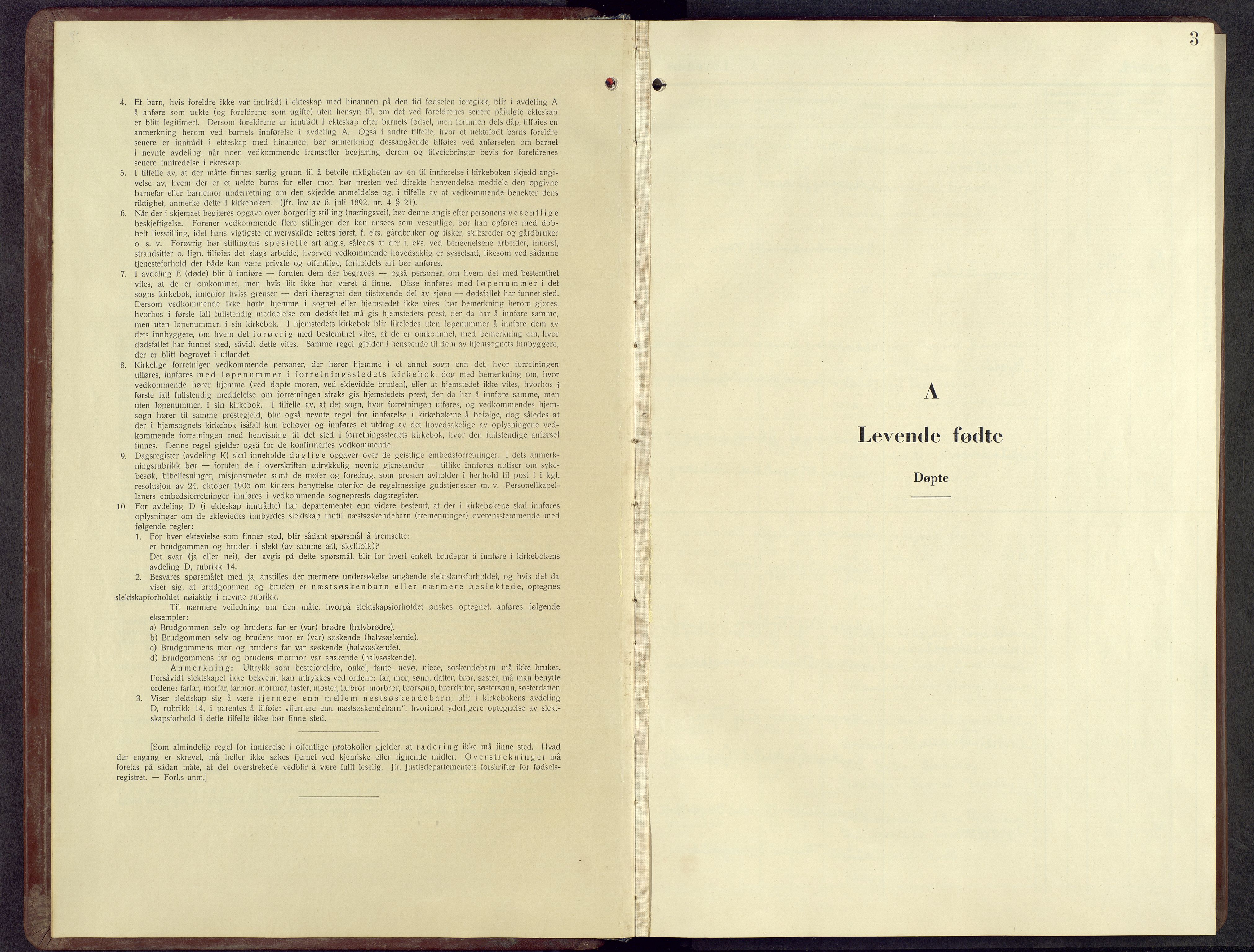 Jevnaker prestekontor, SAH/PREST-116/H/Ha/Hab/L0010: Klokkerbok nr. 10, 1949-1955, s. 3