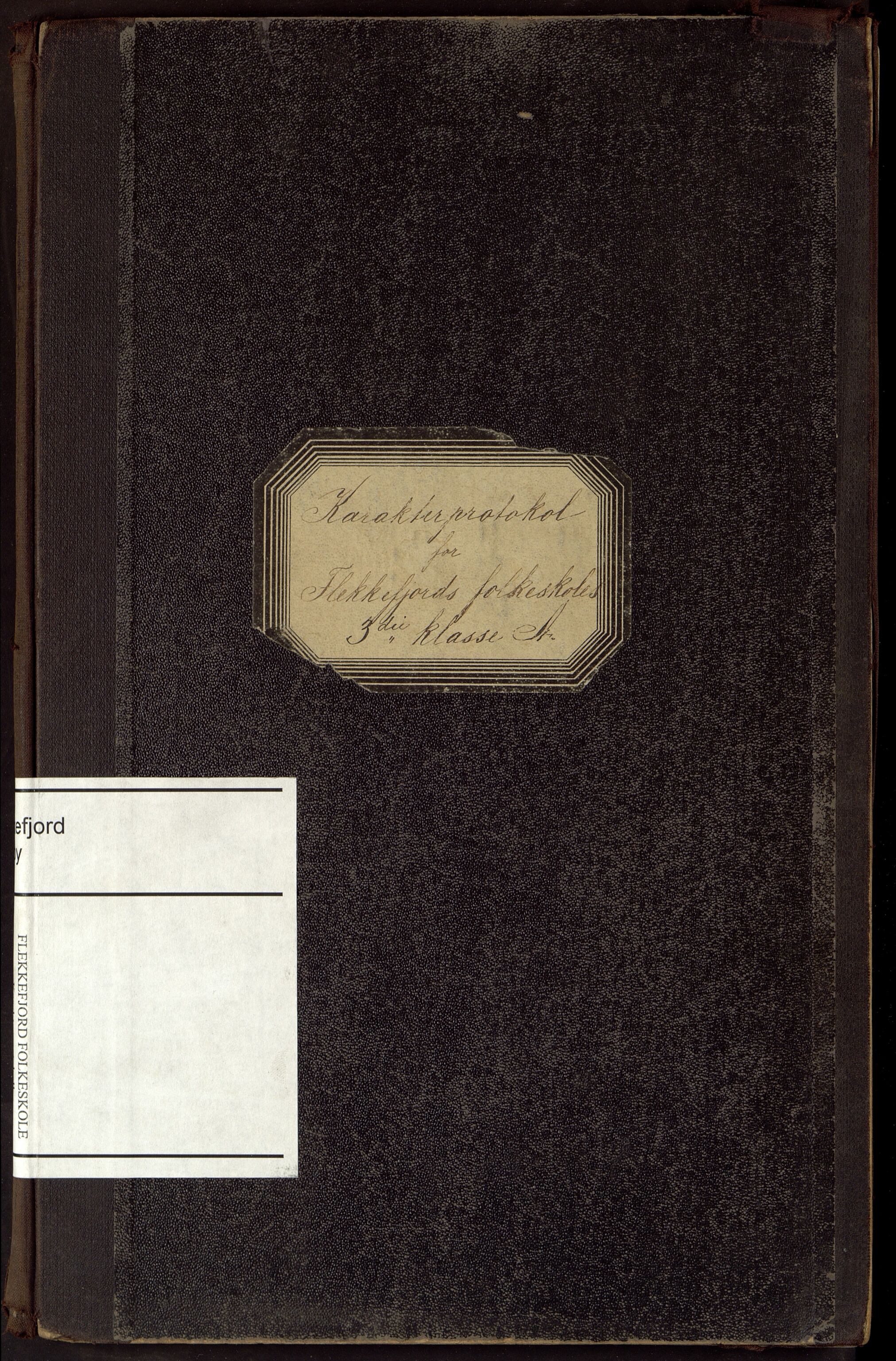 Flekkefjord By - Flekkefjord Folkeskole, ARKSOR/1004FG550/G/L0013: Karakterprotokoll, 1904-1909