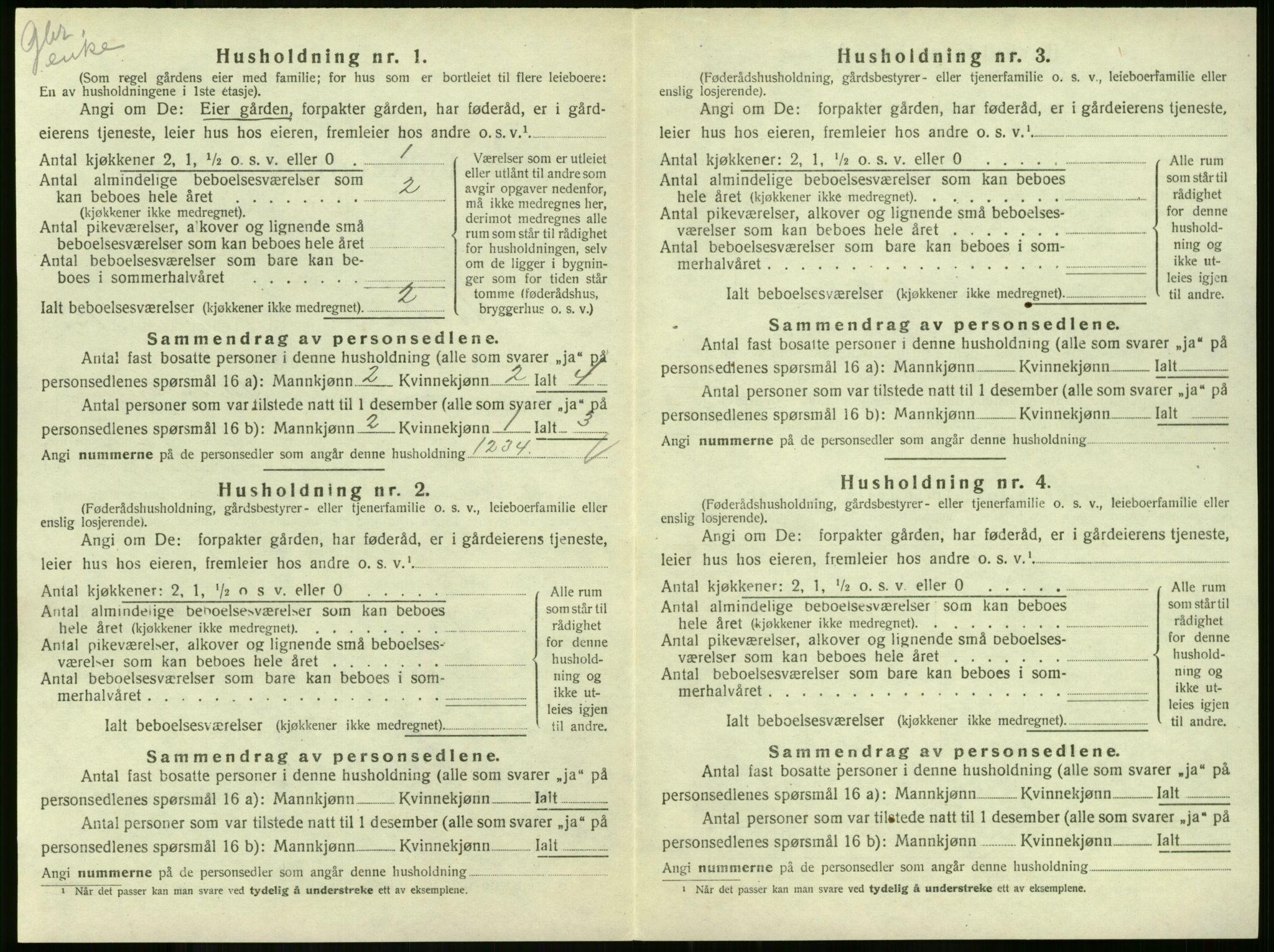 SAKO, Folketelling 1920 for 0719 Andebu herred, 1920, s. 864