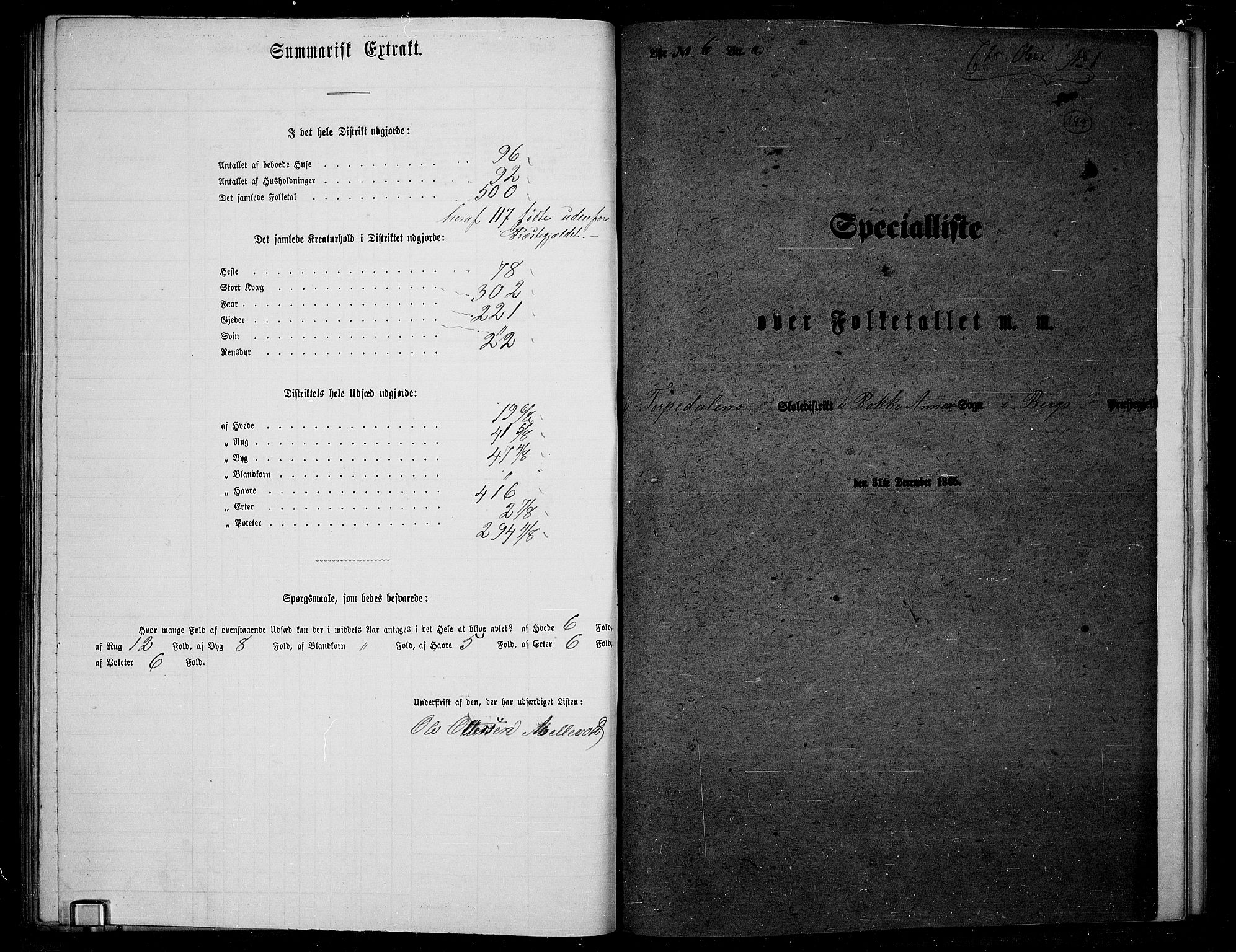 RA, Folketelling 1865 for 0116P Berg prestegjeld, 1865, s. 127
