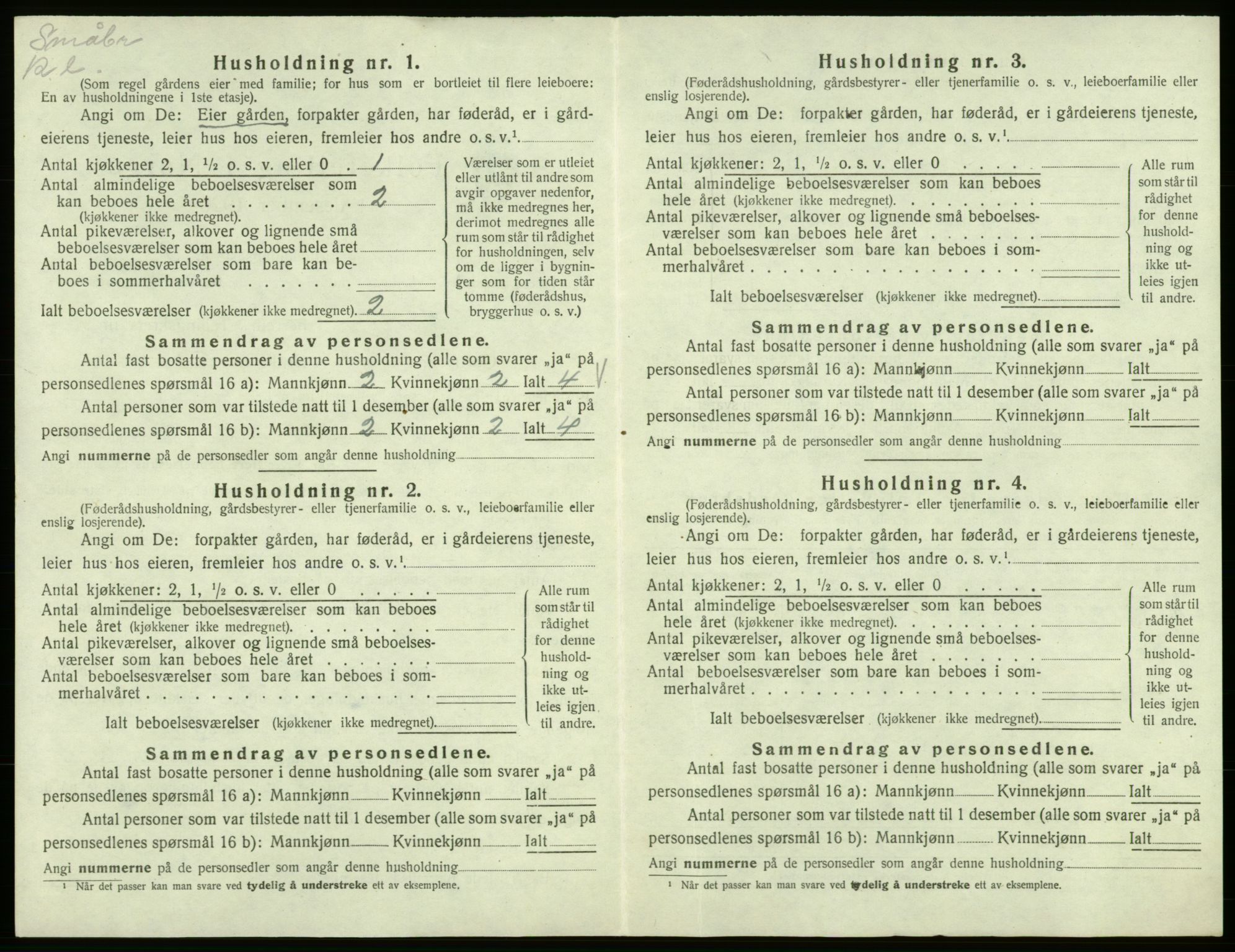 SAB, Folketelling 1920 for 1219 Bømlo herred, 1920, s. 27